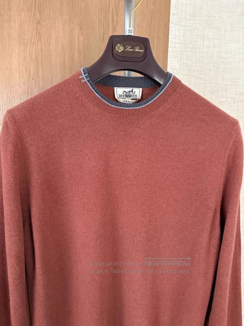 Hermes Hermes Men's Cashmere Knit Sweater Size US M / EU 48-50 / 2 - 4 Thumbnail
