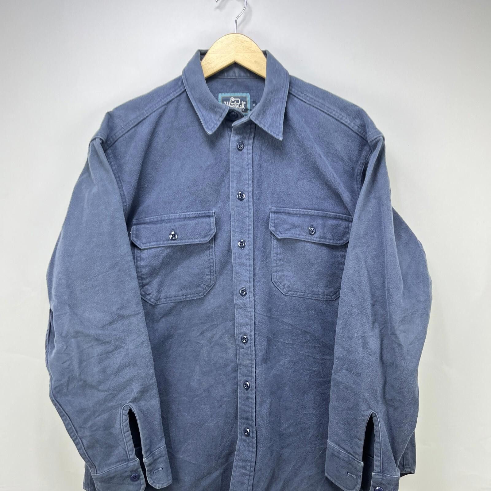 Woolrich Woolen Mills Vintage 90s Woolrich Button-Up Long Sleeve Shirt Large Size US M / EU 48-50 / 2 - 2 Thumbnail