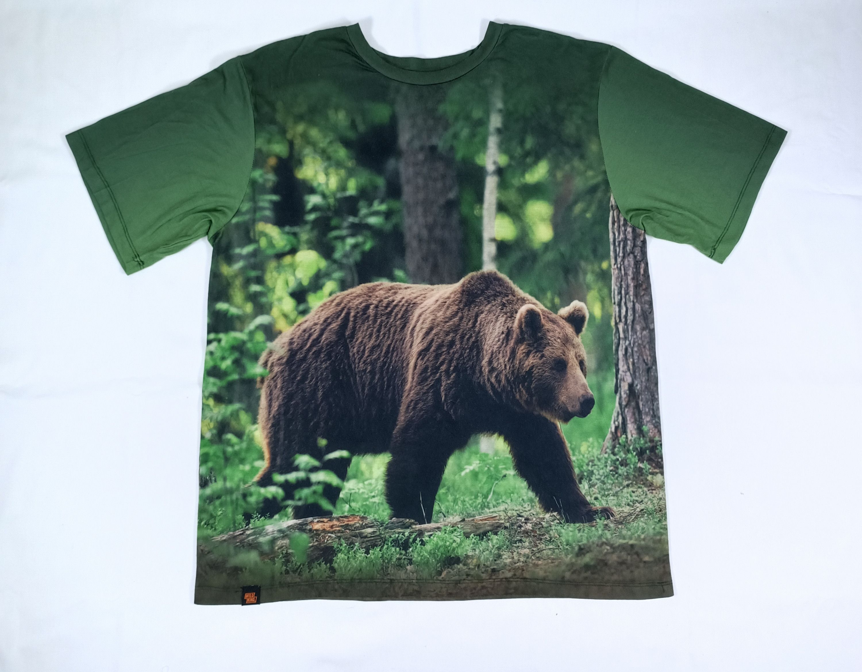Habitat Vintage Wild Kind Bear In The Jungle Over Printed T Shirt Size US XL / EU 56 / 4 - 1 Thumbnail