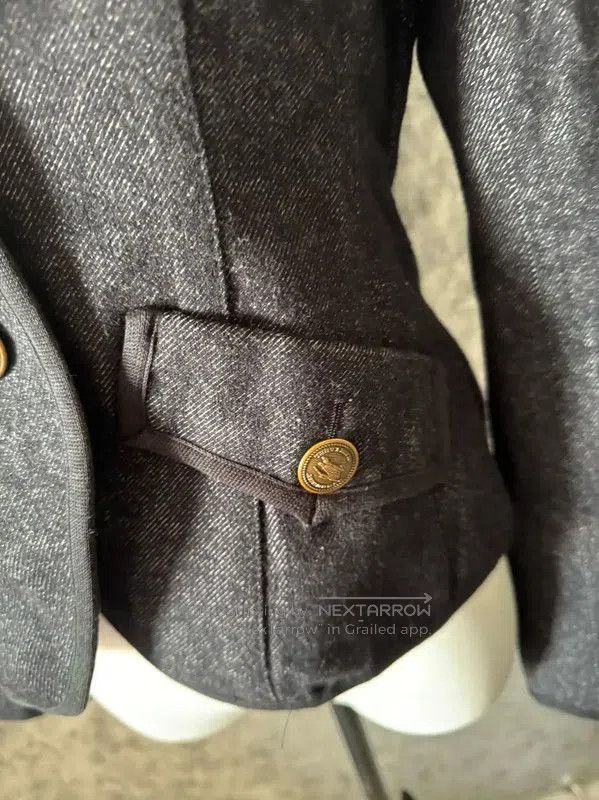 Burberry Burberry Black Cotton Blend Women's Jacket. Size S / US 4 / IT 40 - 6 Thumbnail