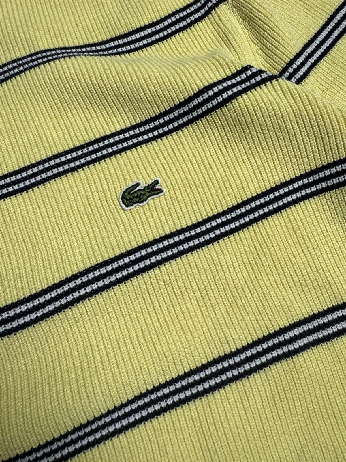 Lacoste Vintage Lacoste Sweater Knit Formal Jumper Yellow Size US XL / EU 56 / 4 - 6 Thumbnail