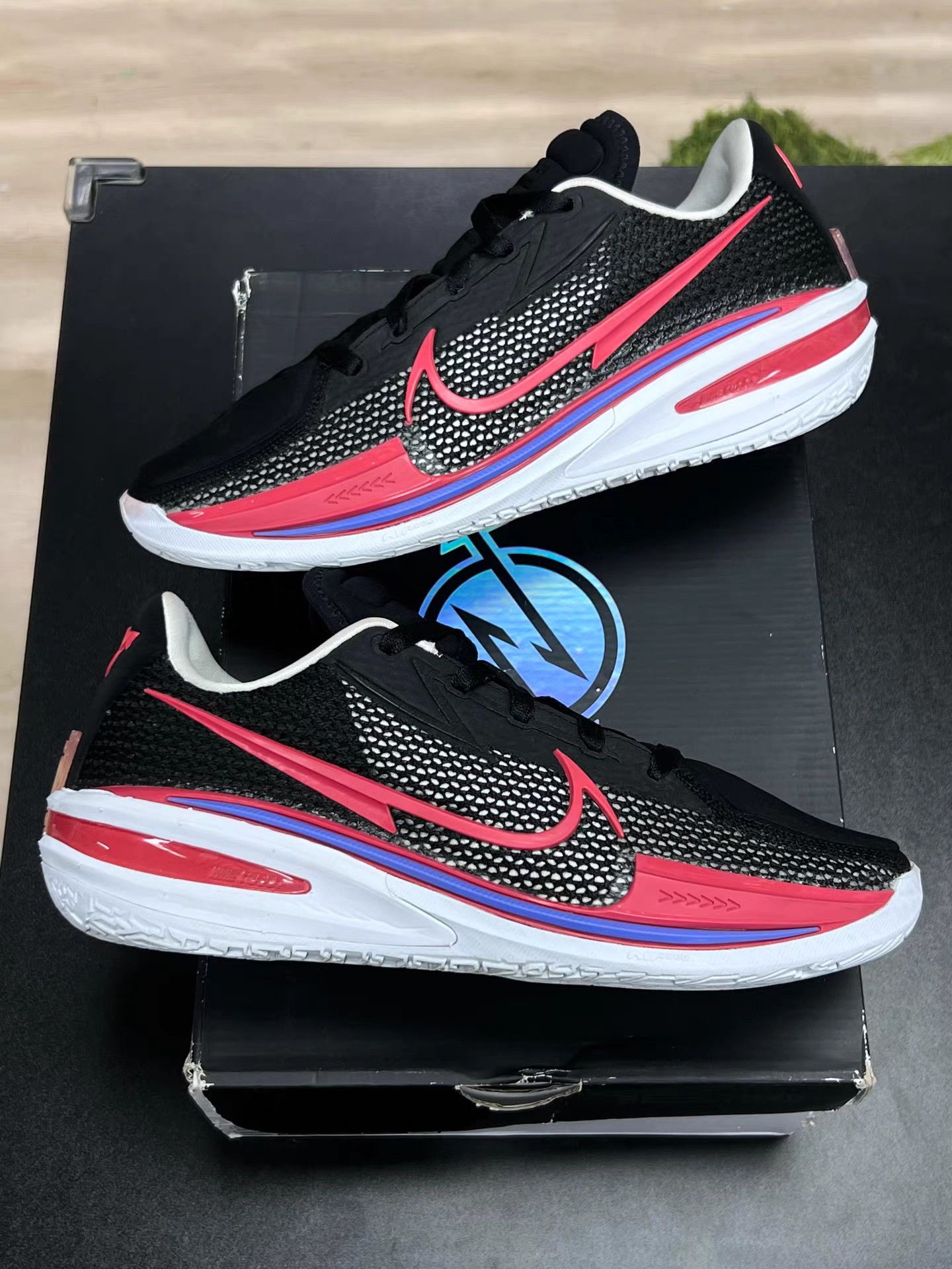 Nike NIKE Air Zoom GT Cut 1 Black/Fusion Red K15 Size US 9 / EU 42 - 5 Thumbnail