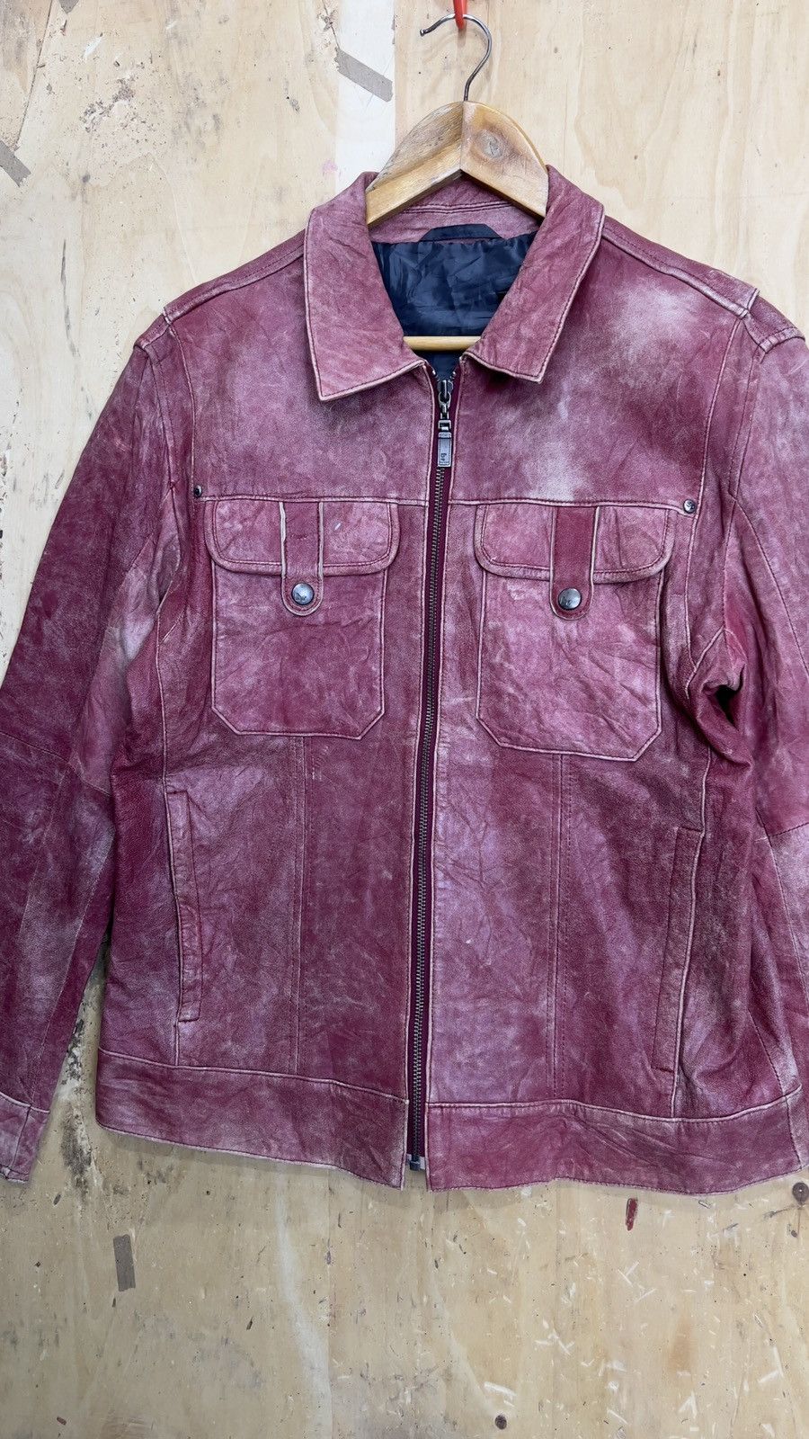 Vintage 🔥🔥🔥NEEDGONE🔥🔥🔥Vintage Barassi Leather Jacket Size US S / EU 44-46 / 1 - 7 Thumbnail