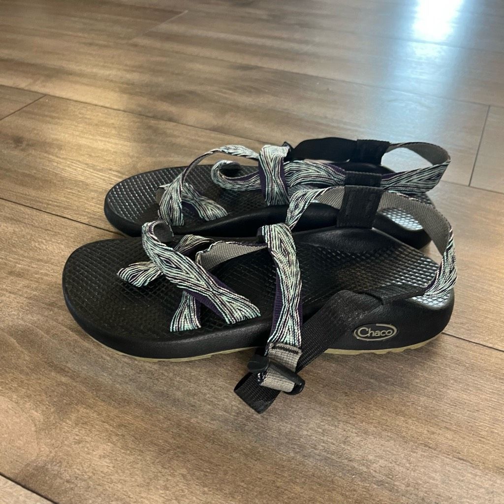 Chaco Chaco Blue/Purple Casual Waterproof Sandal Shoes Women 8 Size US 8 / IT 38 - 5 Thumbnail
