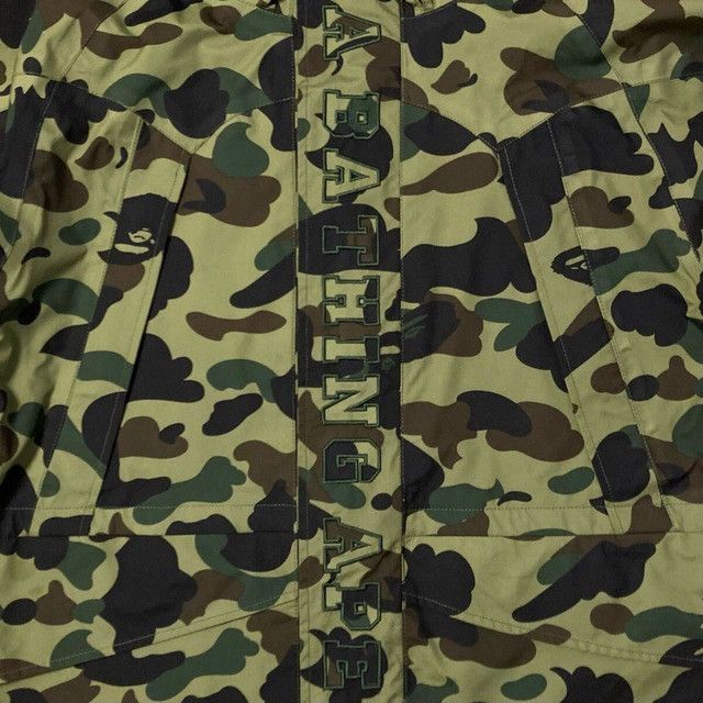 Bape × Goretex BAPE GORE-TEX 1st camo green hoodie snowboard jacket APE Size US L / EU 52-54 / 3 - 2 Thumbnail