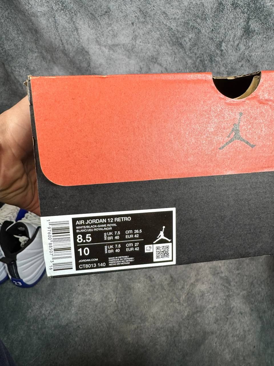 Jordan Brand Size 8.5 | Jordan 12 Blueberry With Box | Pre-Owned Size US 8.5 / EU 41-42 - 8 Thumbnail