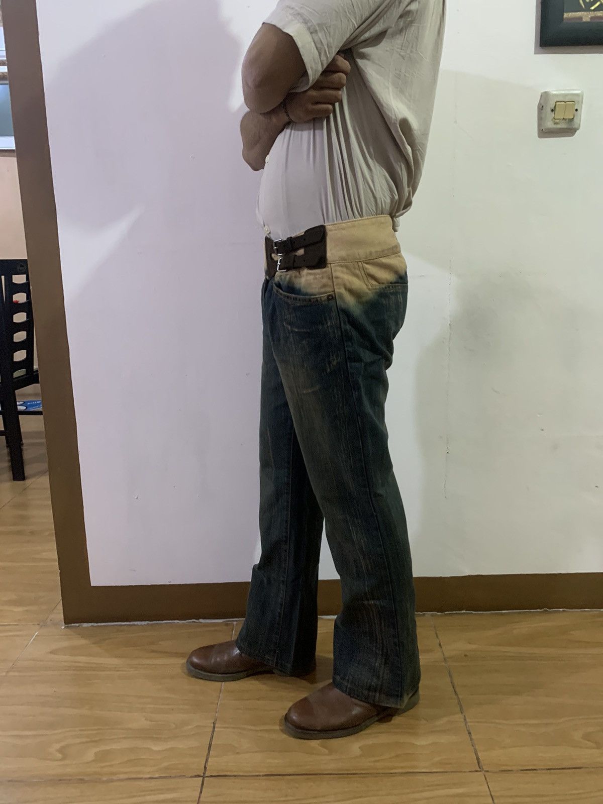 20471120 💸BINDINGOFFER💸292513 storm leather belt flared pants Size US 29 - 3 Thumbnail
