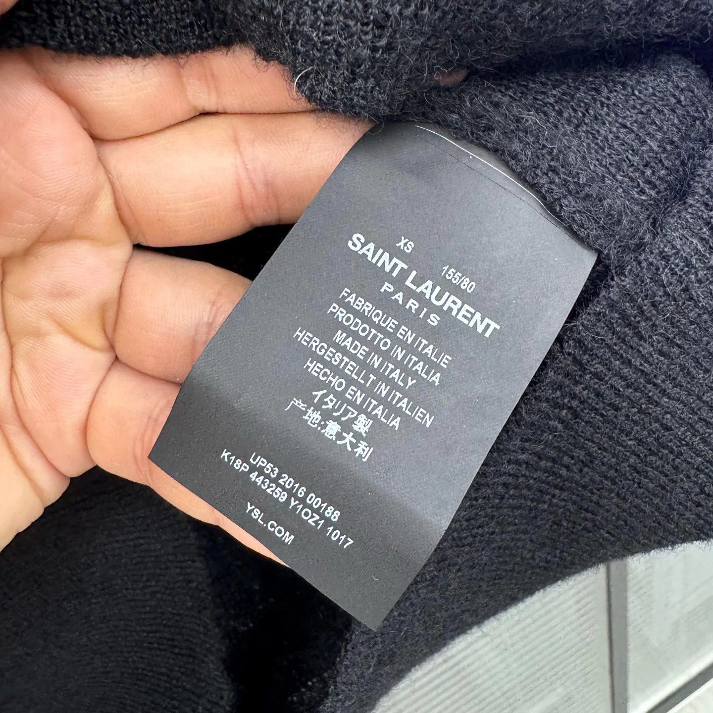 Saint Laurent Paris Saint Laurent Tiger Sequin Hoodie XS - Excellent Cond. Size US XS / EU 42 / 0 - 6 Thumbnail