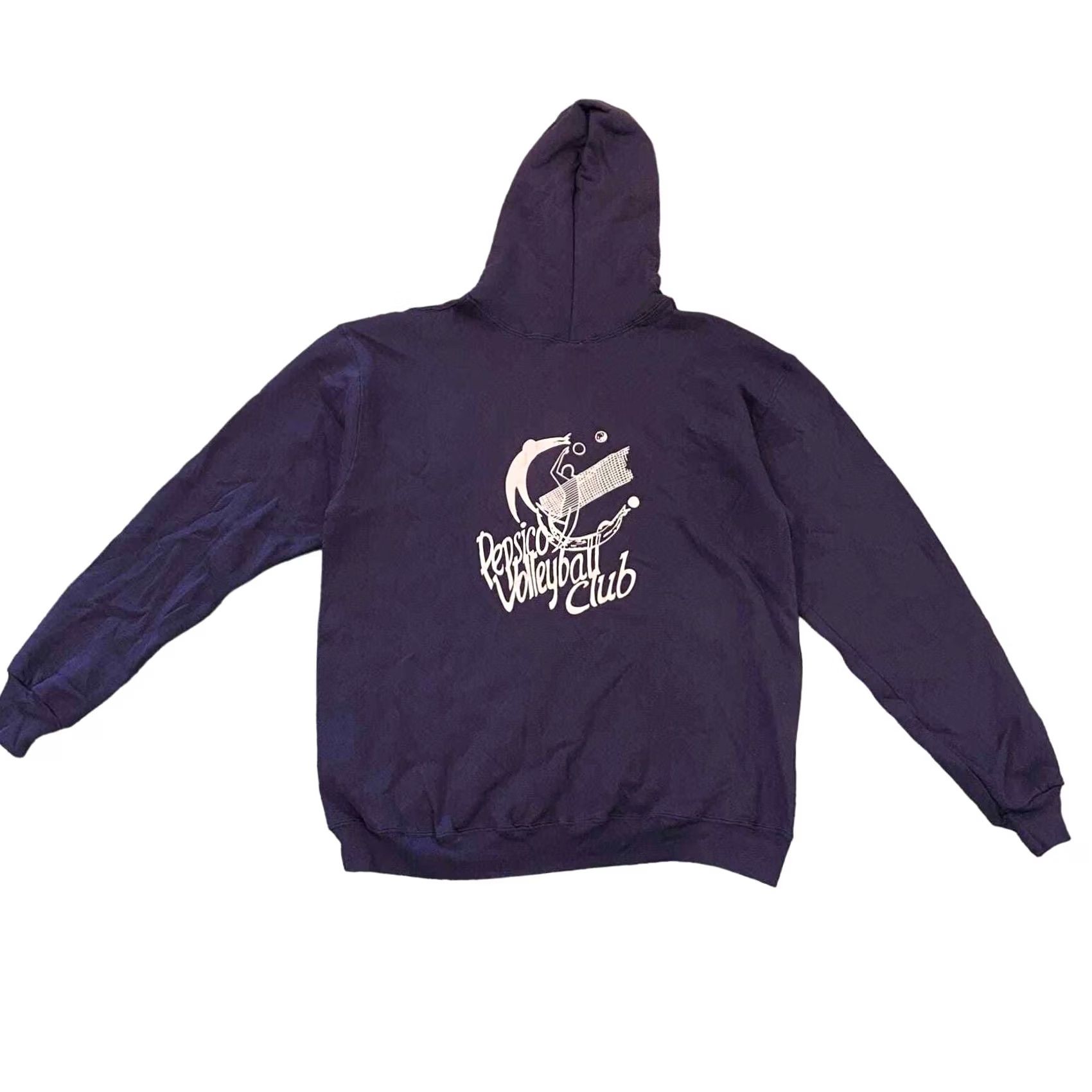 Russell Athletic VINTAGE Russell Athletic Pepsico Volleyball Club Hoodie Made in USA Men's L Blue Size US L / EU 52-54 / 3 - 2 Thumbnail