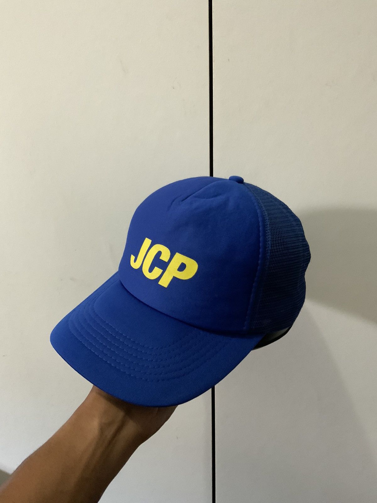 Hat Club JCP Yellow Blue Trucker Hat Size ONE SIZE - 1 Thumbnail
