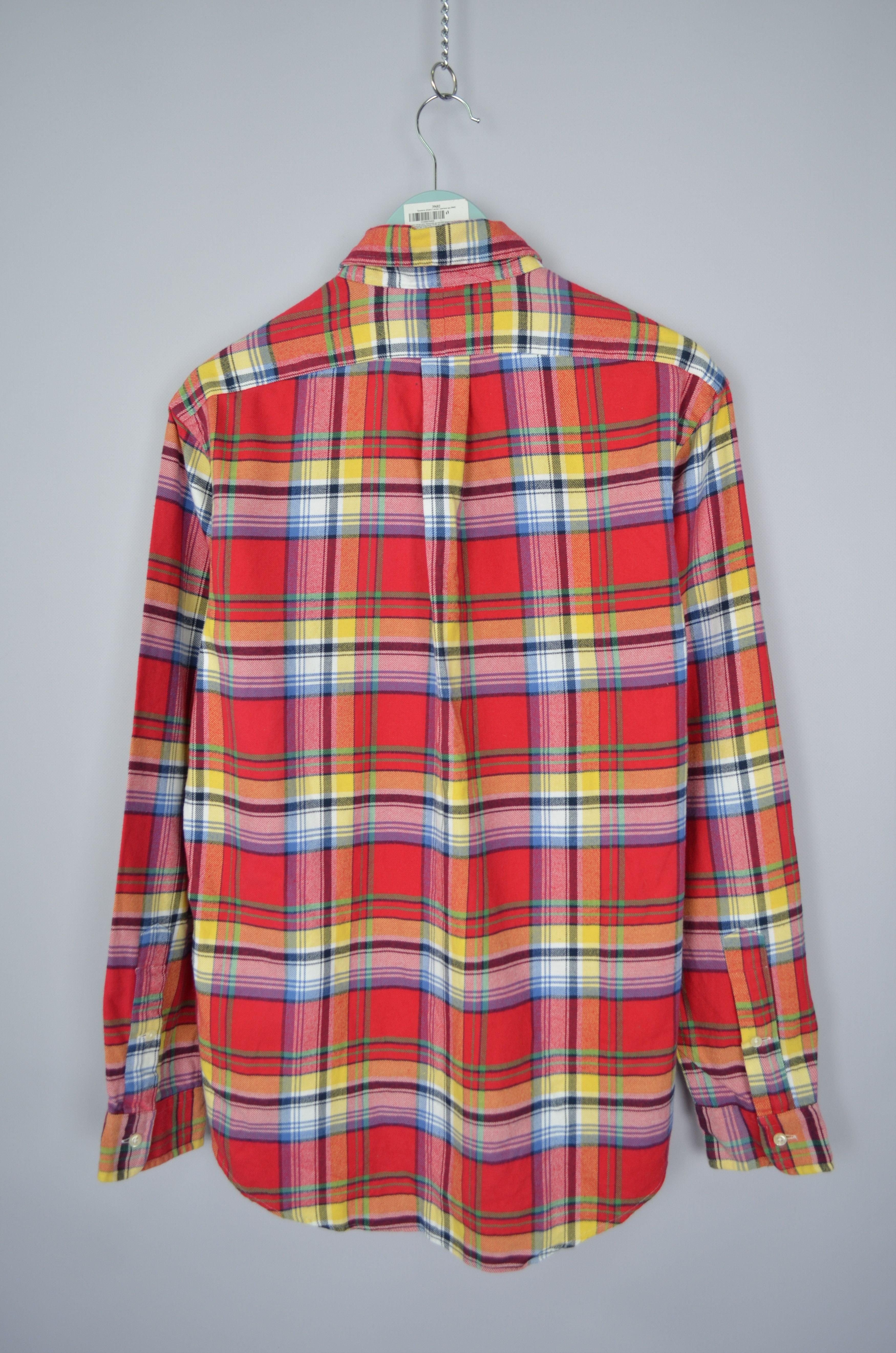 Polo Ralph Lauren × Vintage Polo Ralph Lauren Check Red Shirt Logo Long Sleeve Size M Size US M / EU 48-50 / 2 - 5 Thumbnail
