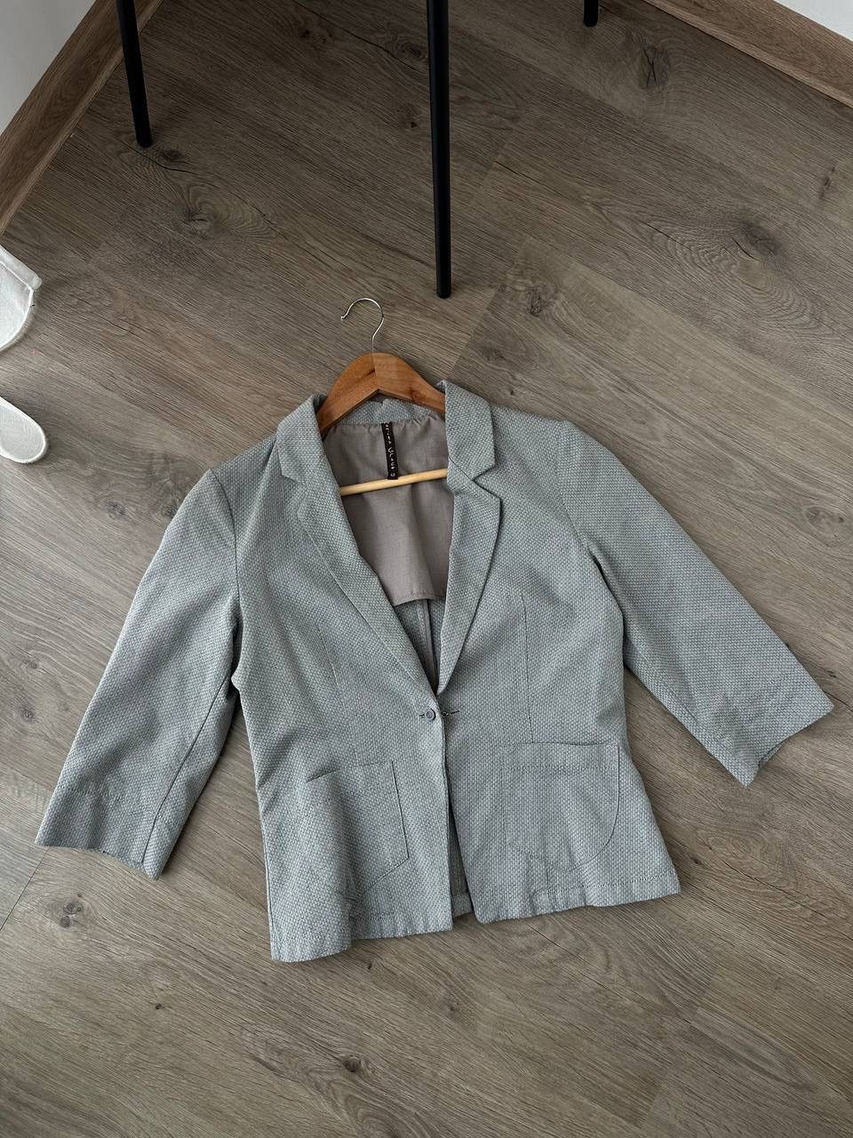 Japanese Brand × Vintage Vintage Japanese Manila Grace Gray Light Blazer Size S / US 4 / IT 40 - 3 Thumbnail
