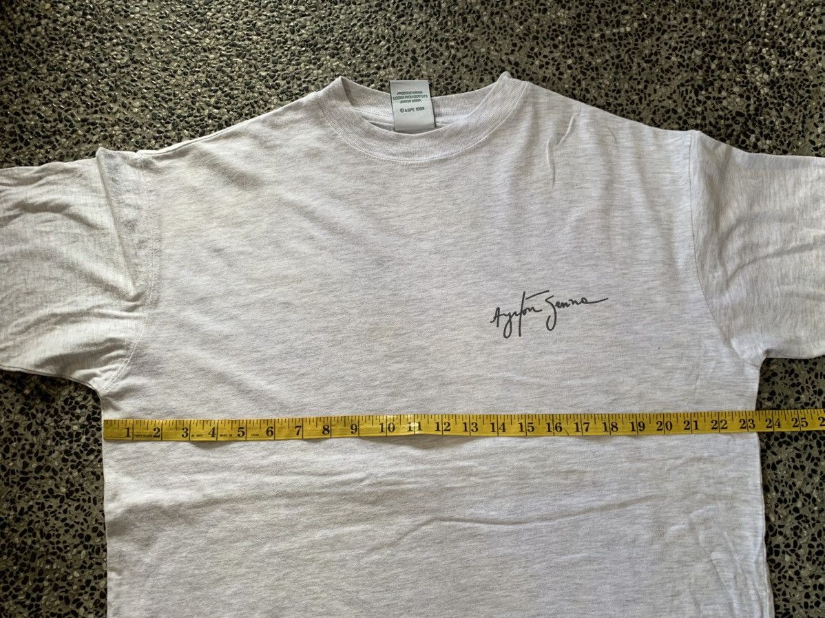 Formula 1 Vintage 90s Ayrton Senna F1 World Drivers Championship Tees Size US XL / EU 56 / 4 - 9 Thumbnail