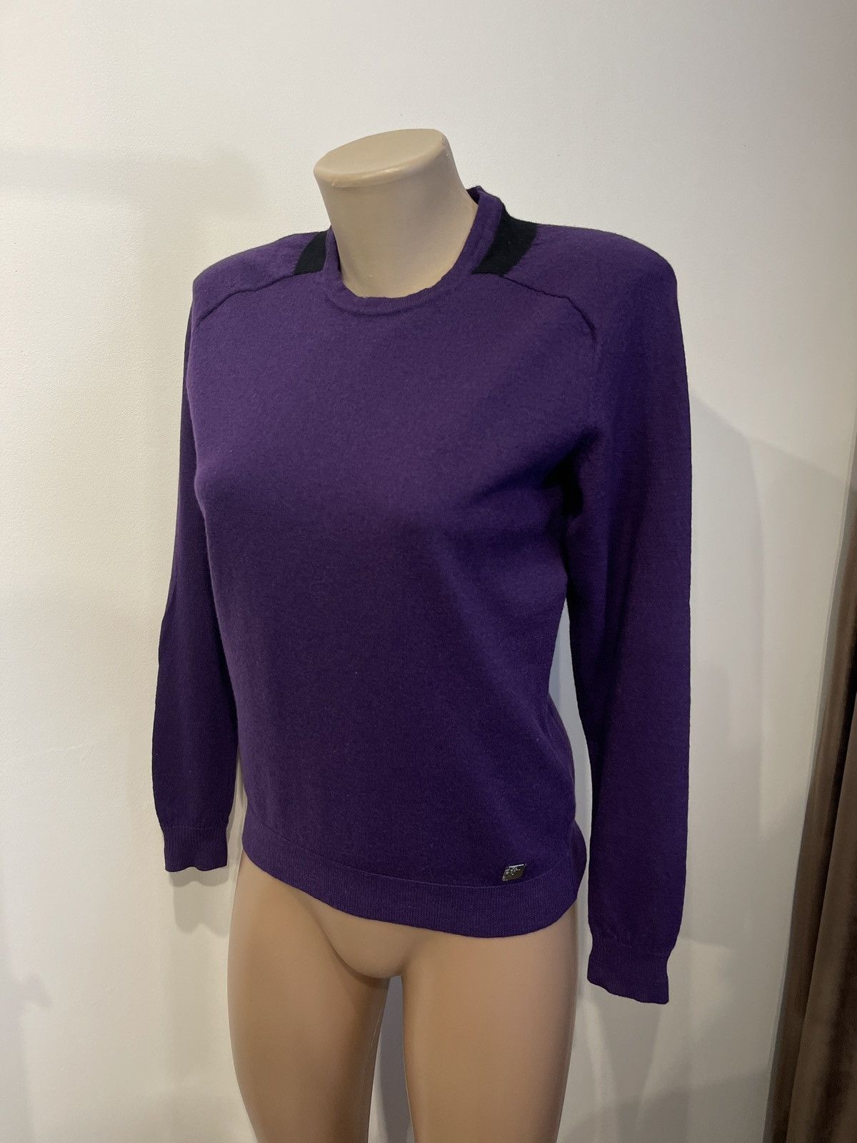 Versace Gianni Versace sweater woman purple knit wool rare Size M / US 6-8 / IT 42-44 - 4 Thumbnail
