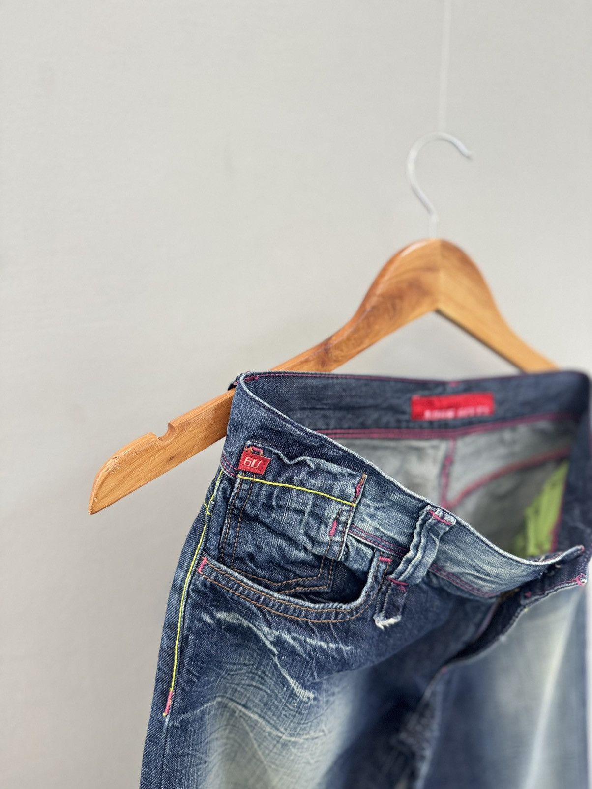 Miss Sixty Miss Sixty Flared Low-Rise Y2K 00’s Distressed BootCut Jeans Size 27" / US 4 / IT 40 - 3 Thumbnail