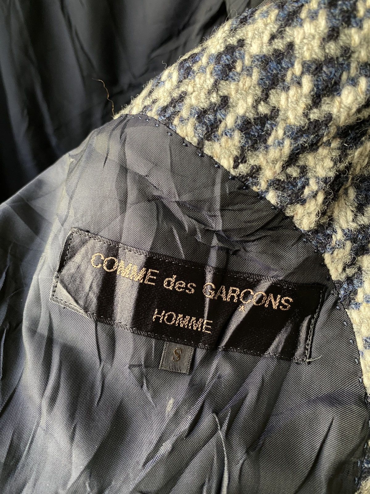 Comme des Garcons AD1990 Comme Des Garcons Homme Wool Blazer Coat Size US S / EU 44-46 / 1 - 15 Thumbnail