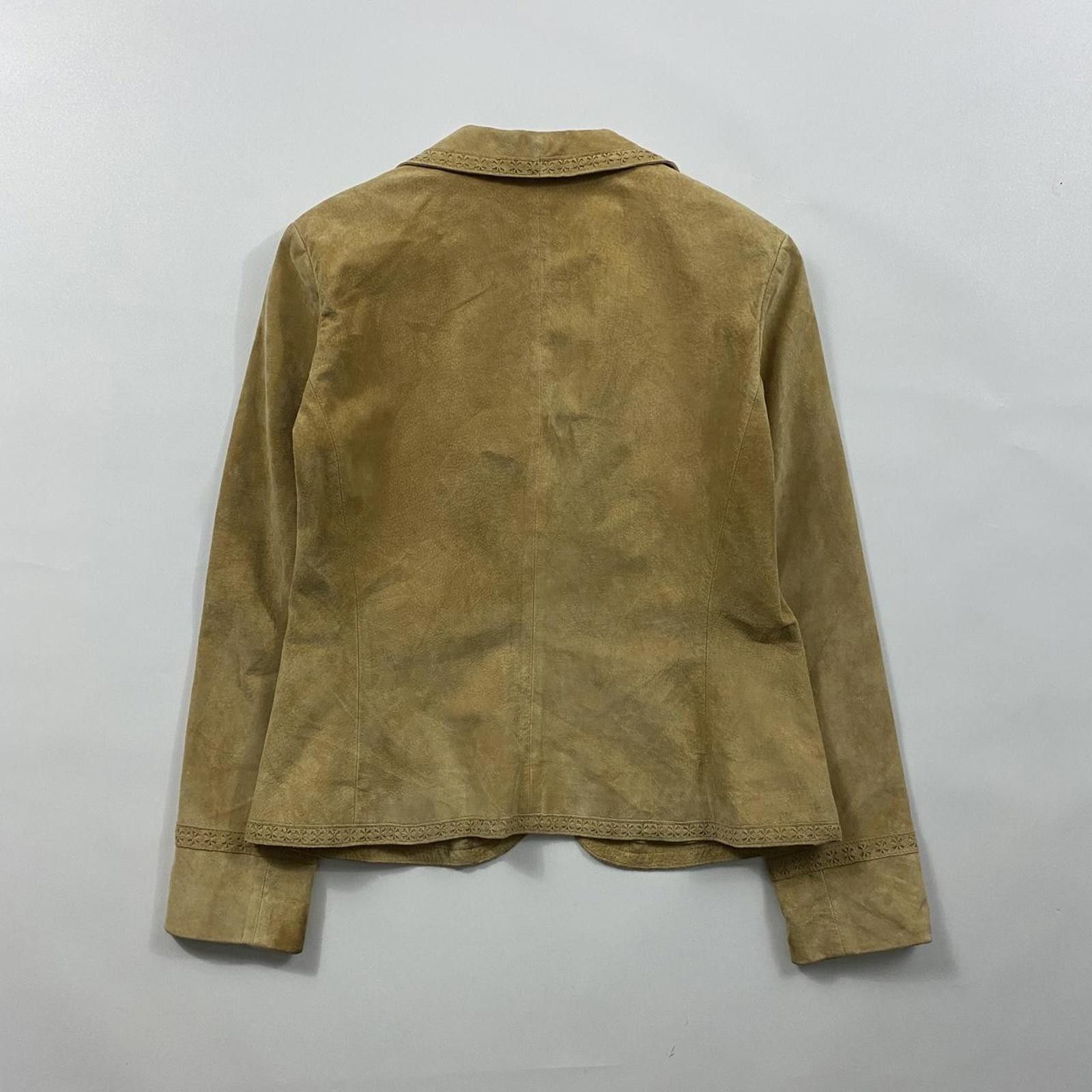 Vintage Y2K Women’s Leather Suede Jacket Size S / US 4 / IT 40 - 2 Thumbnail