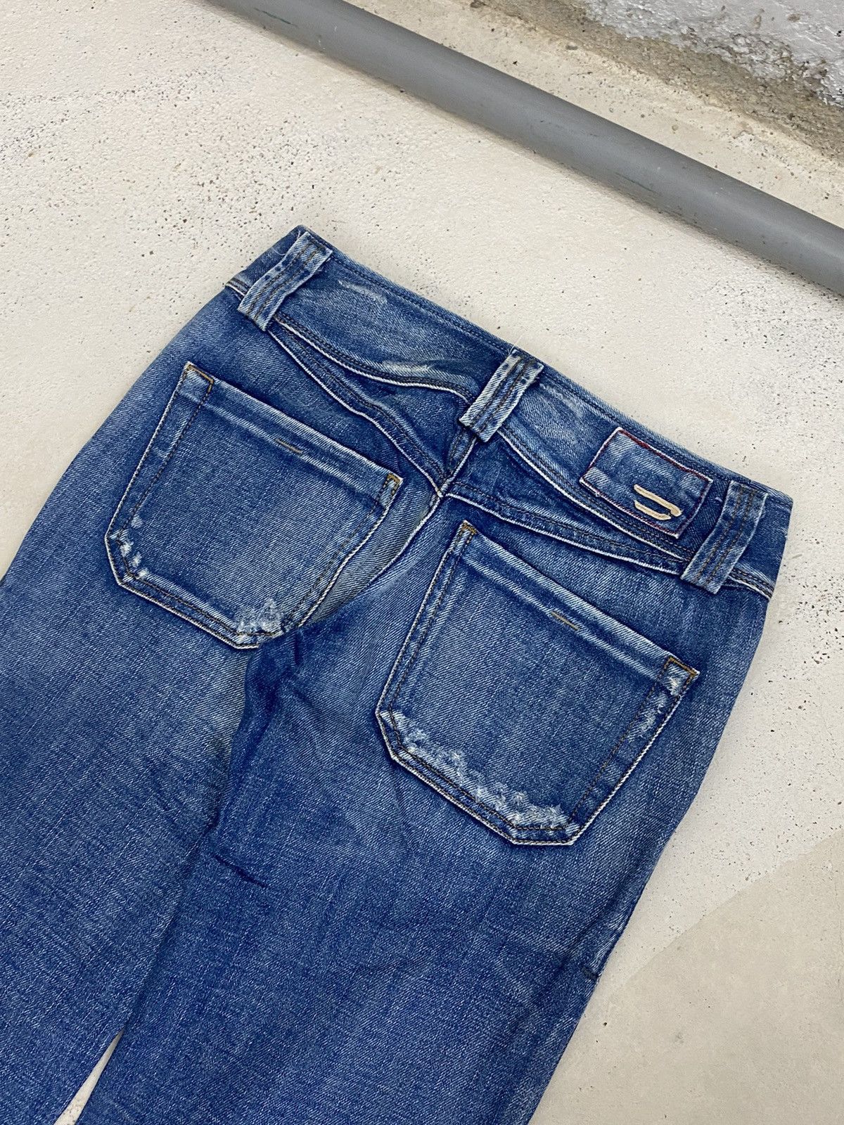 Diesel × JNCO Diesel Italy Designer Style Baggy Loose Fit Low Rise Size US 27 - 15 Thumbnail