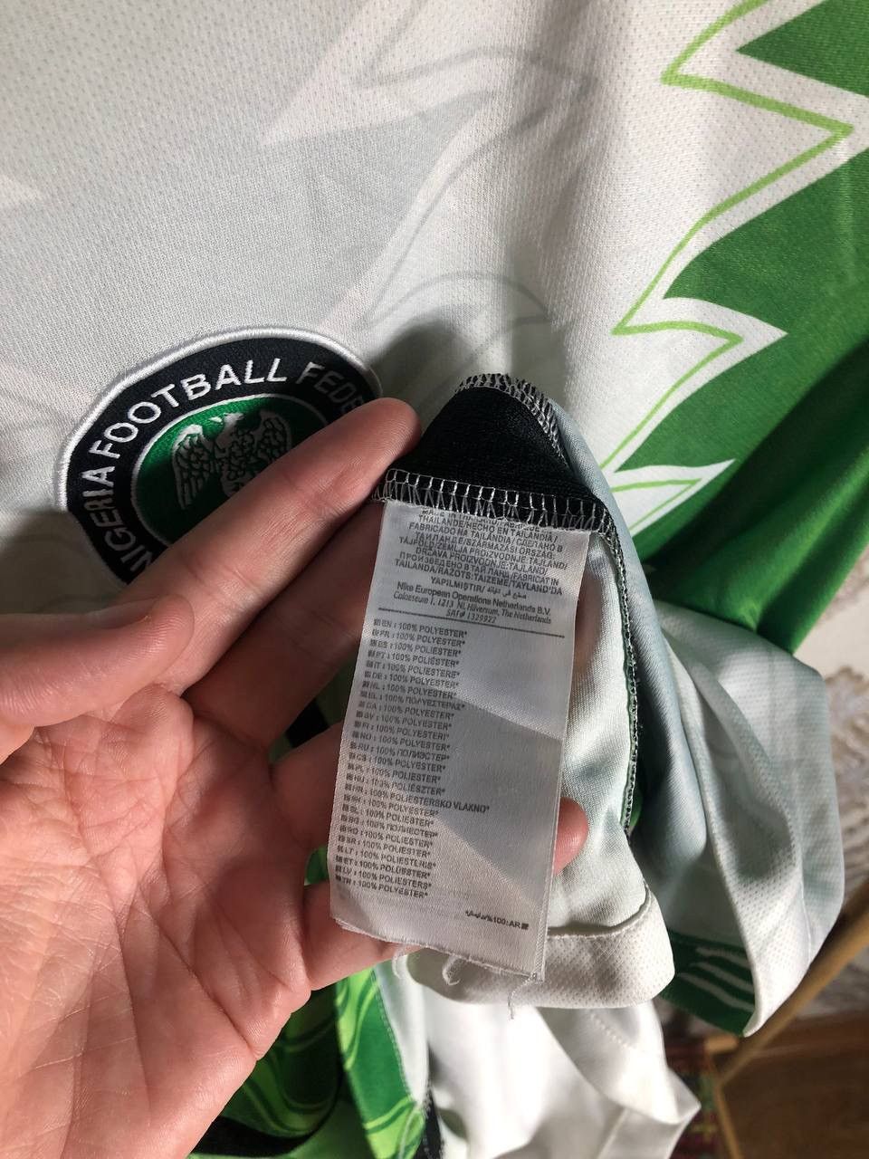 Nike VINTAGE NIKE NIGERIA RETRO SOCCER JERSEY BLOKECORE Y2K 90s Size US S / EU 44-46 / 1 - 4 Thumbnail