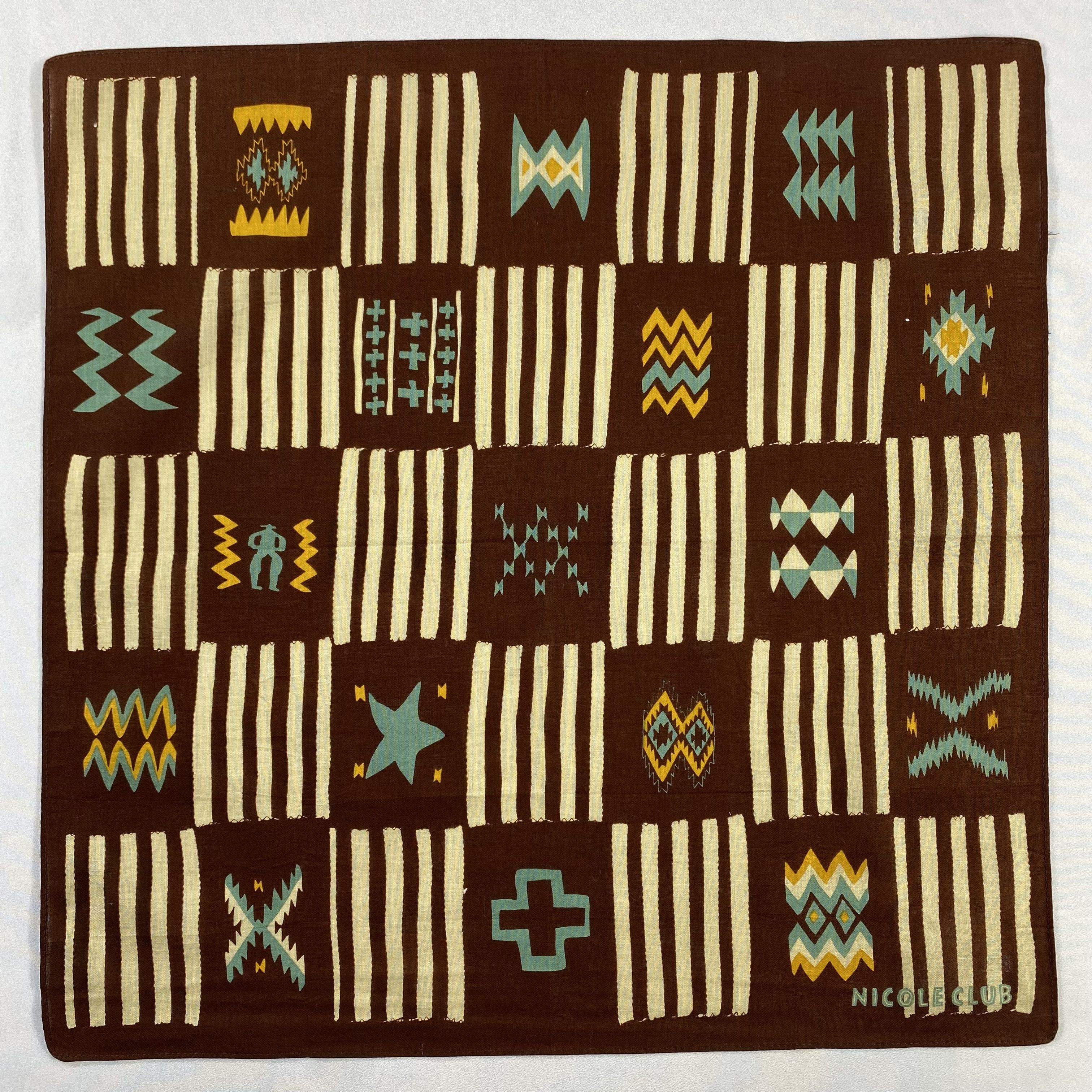 Japanese Brand × Vintage Nicole Club Handkerchief / Neckerchief / Bandana-P778 Size ONE SIZE - 1 Thumbnail