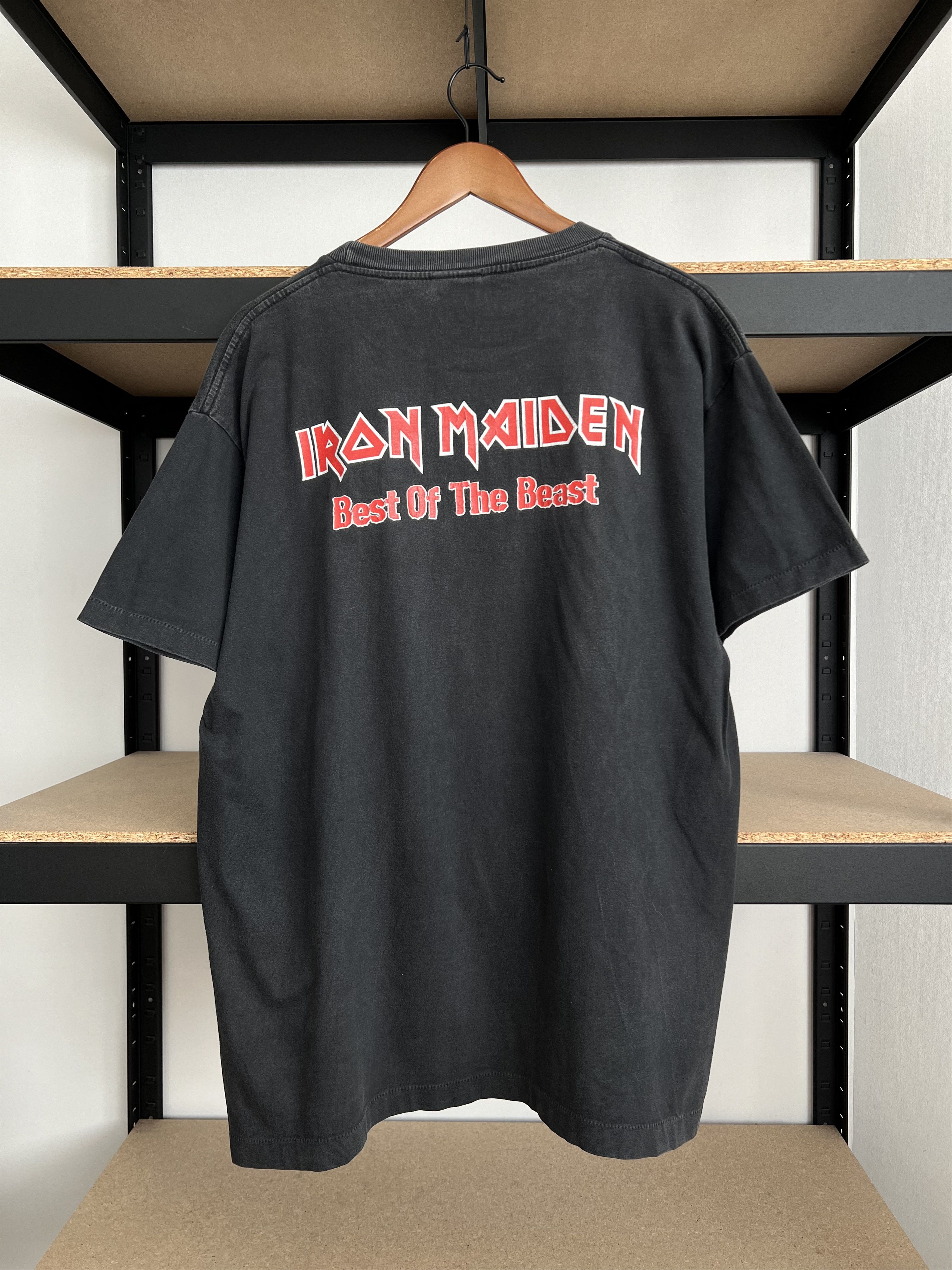 Band Tees Vintage 1996 Iron Maiden Best of the Beast Black T-shirt Size US XL / EU 56 / 4 - 4 Thumbnail