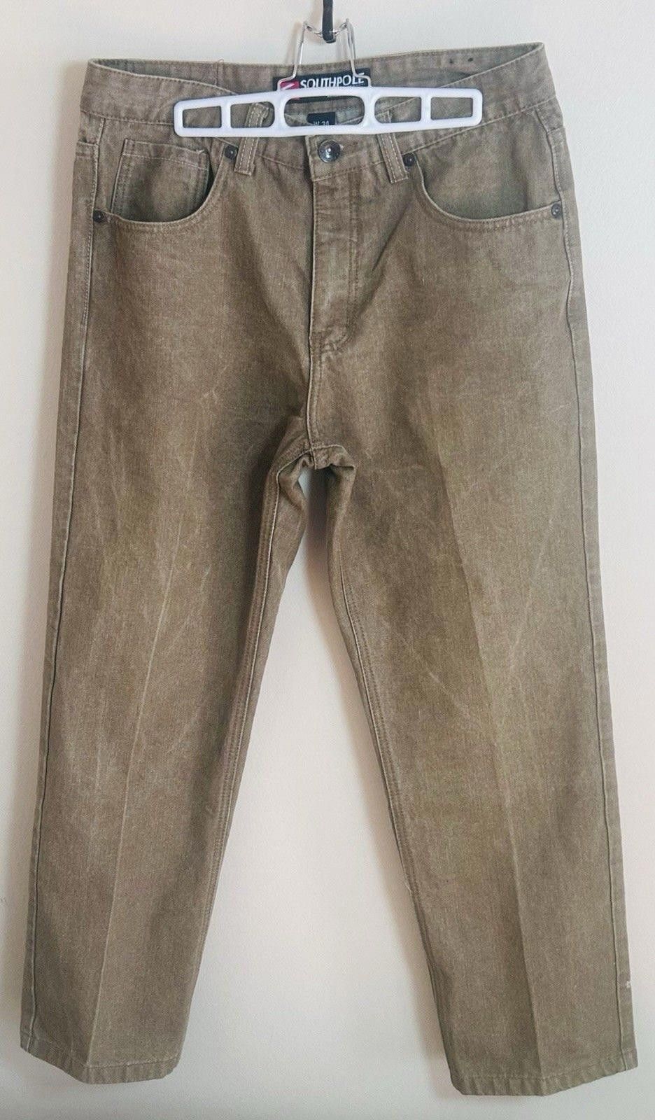 Southpole Rare Color Southpole Jeans 34x30 Tan Y2K streetwear Relaunch Size US 34 / EU 50 - 1 Thumbnail