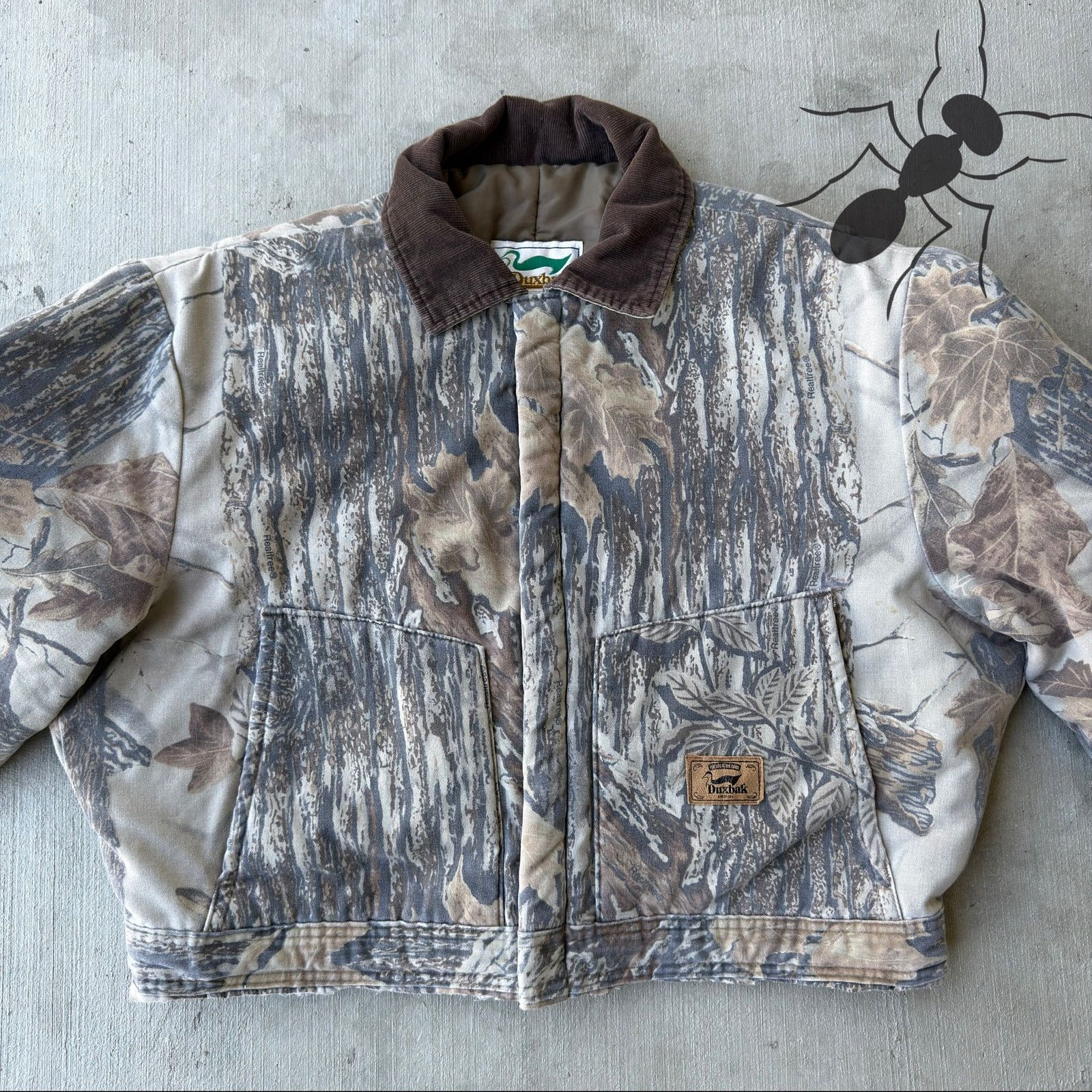 Vintage Cropped detroit style real tree camo work wear jacket Size US XL / EU 56 / 4 - 2 Thumbnail