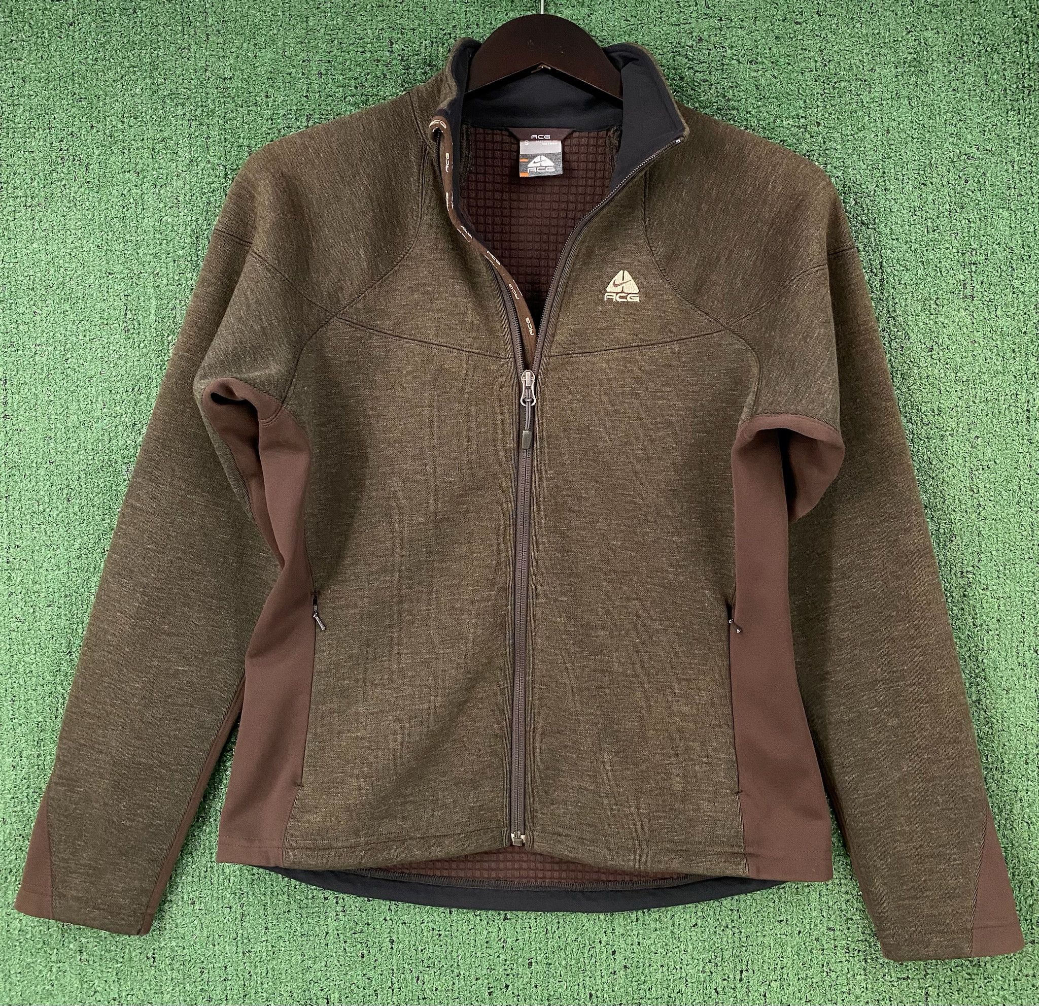 Nike ACG Y2K NIKE ACG Mocha Brown Full Zip Up Jacket Women’s Small Size S / US 4 / IT 40 - 1 Thumbnail