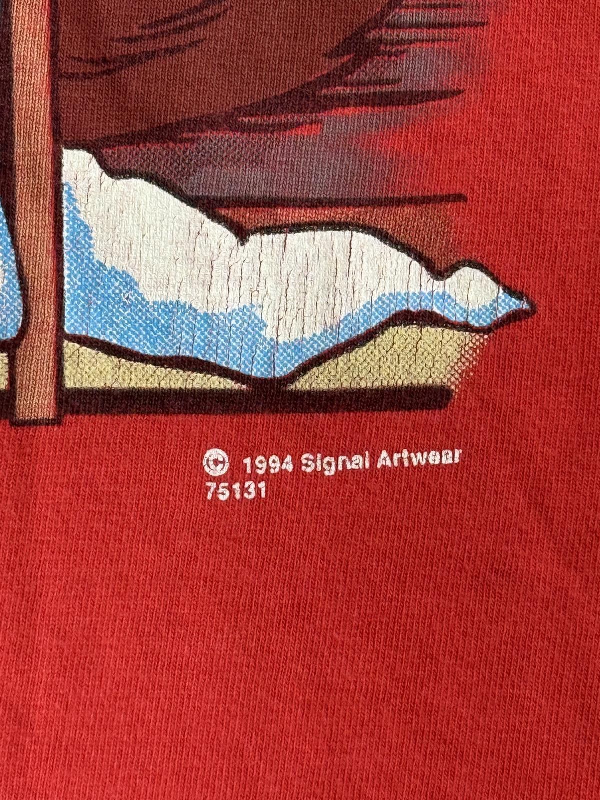 Signal Sport Vintage Taz T-shirt 1994 Tasmanian Devil White Christmas XL Size US XL / EU 56 / 4 - 4 Thumbnail
