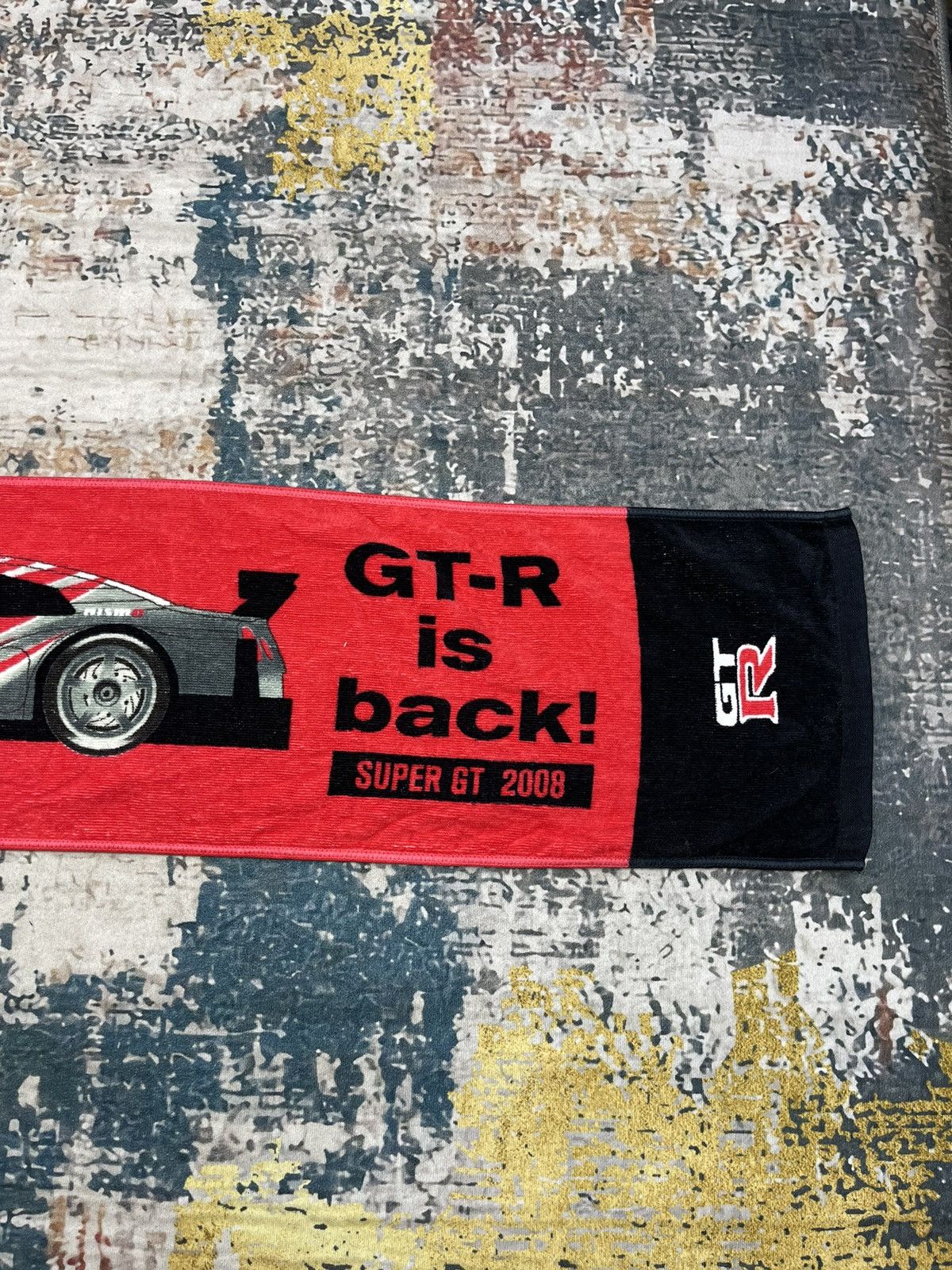 NASCAR Super GT-R 2008 Nissan Nismo Muffler Towel Size ONE SIZE - 4 Thumbnail