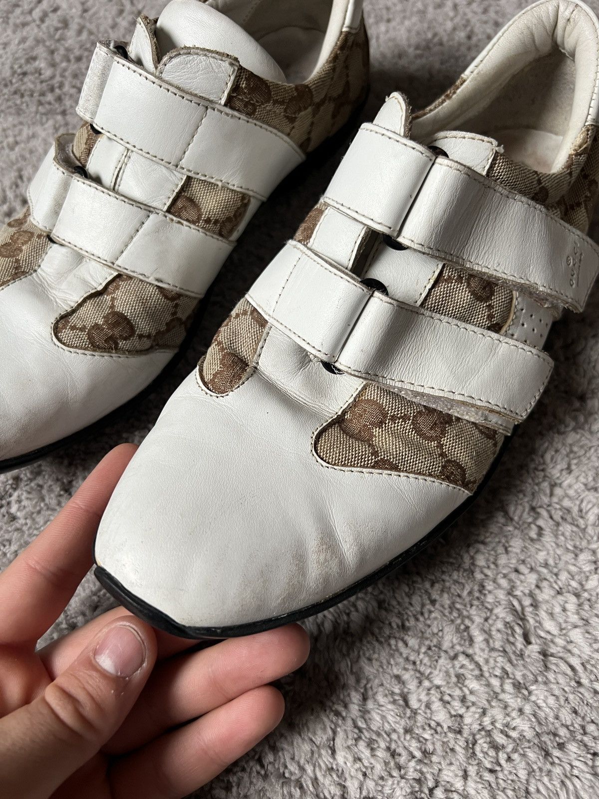 Gucci × Vintage Gucci Monogram Shoes Size US 5.5 / EU 38 - 3 Thumbnail