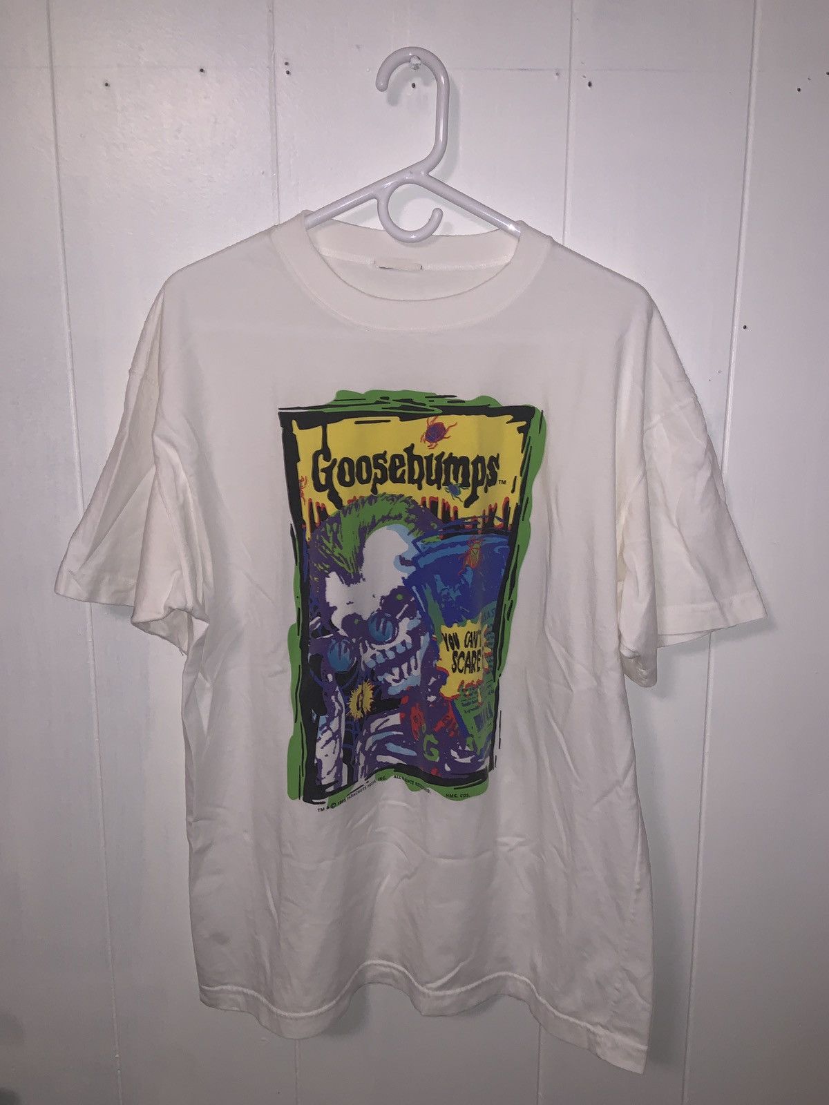 No Fear Vintage Goosebumps 1995 You Can’t Scare Me T - Size XL Size US XL / EU 56 / 4 - 6 Thumbnail