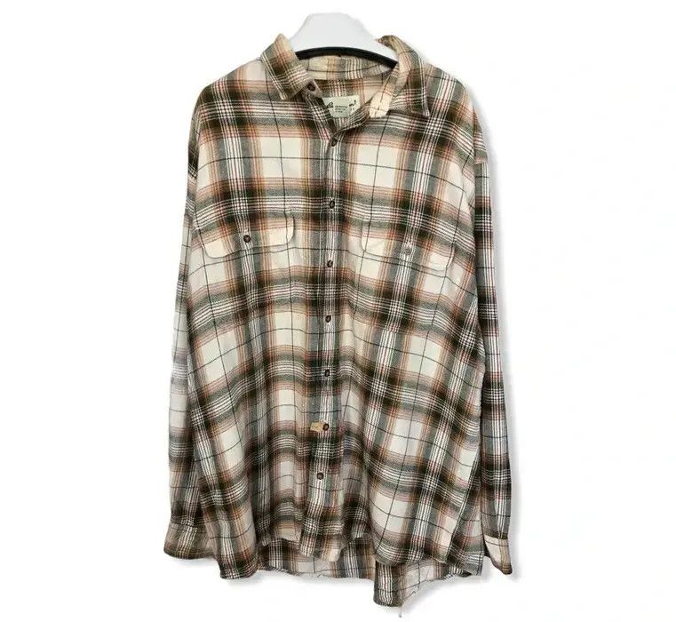 Eddie Bauer Vintage Eddie Bauer plaid Tartan Flannel Shirt 👕 Size US L / EU 52-54 / 3 - 1 Thumbnail