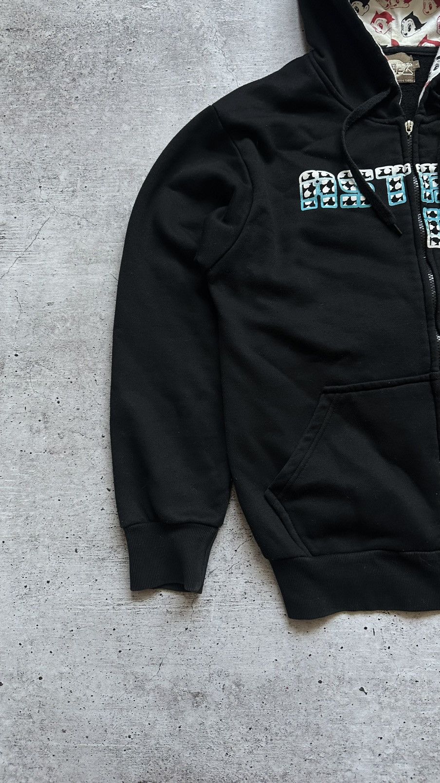 Anime Vintage Astro Boy Atom Holographic Logo Full Zip Hoodie Size US M / EU 48-50 / 2 - 4 Thumbnail