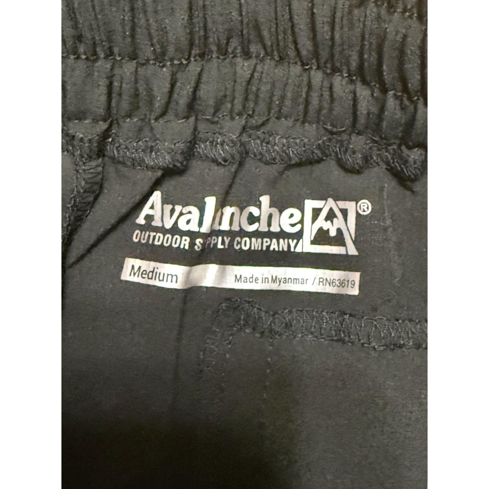 Avalanche Avalanche Pants Women’s Medium Black Elastic Waist Tie Waist Jogger Active Wear Size 32" / US 10 / IT 46 - 4 Thumbnail