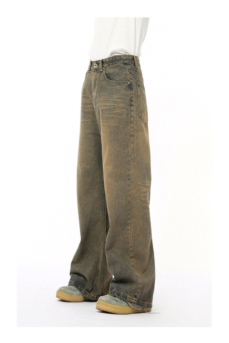 Japanese Brand × Jean Distressed Vintage Straight-Leg Loose Jeans Size US 32 / EU 48 - 2 Thumbnail
