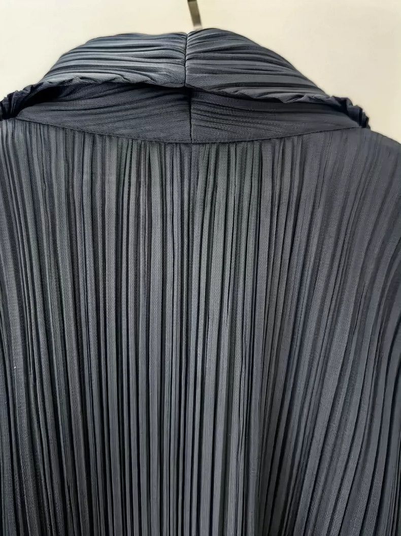 Issey Miyake Issey Miyake size:3 Grey pleated coat Size M / US 6-8 / IT 42-44 - 6 Thumbnail