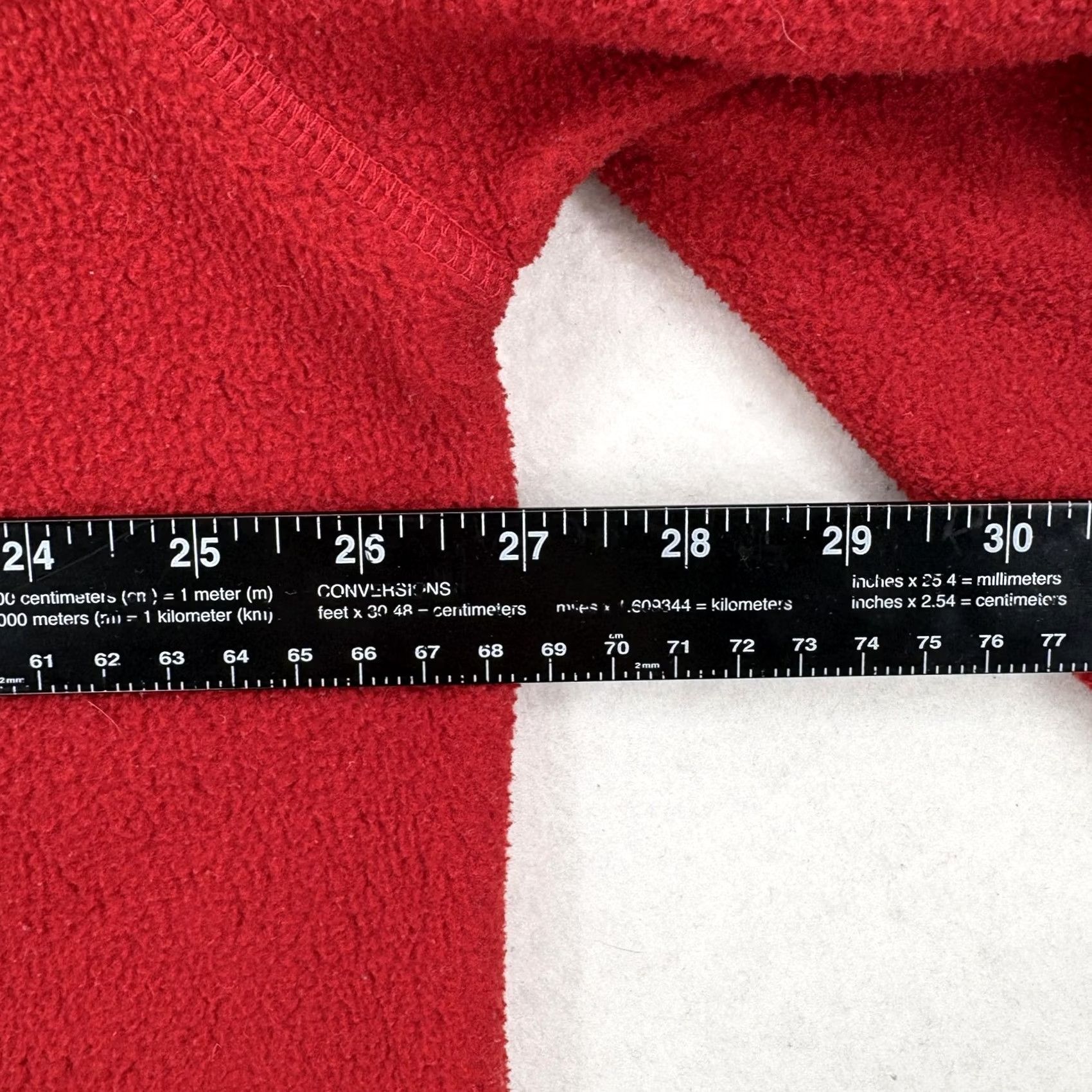 J.Crew VINTAGE J.CREW Sweater Oarsman Pullover Mens Large Tall Red Fleece V-Neck USA 90s Thermal Long Sleeve Knit Pattern Solid Men LT Size US L / EU 52-54 / 3 - 7 Thumbnail