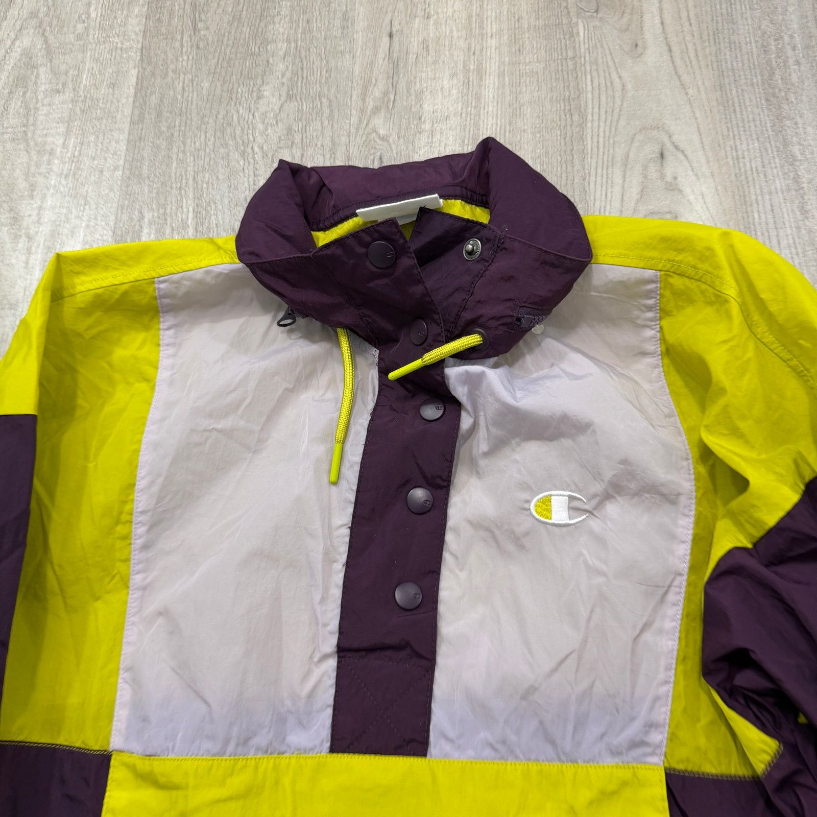 Champion Champion Half Snap Windbreaker Jacket Size Extra Small Size XS / US 0-2 / IT 36-38 - 3 Thumbnail