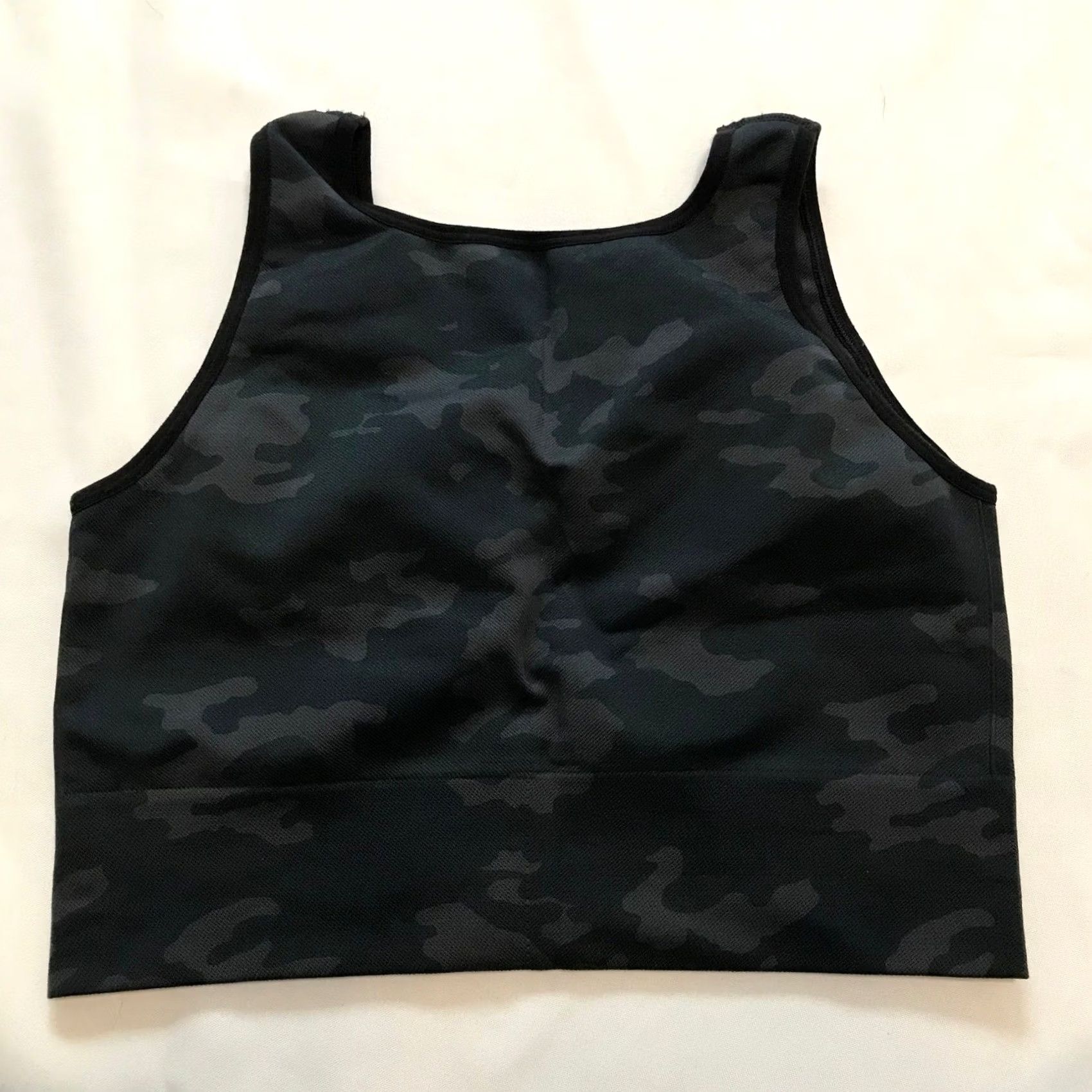 Spanx Spanx Camouflage Seamless Crop Tank Top M/M Black Grey Activewear Size M / US 6-8 / IT 42-44 - 3 Thumbnail