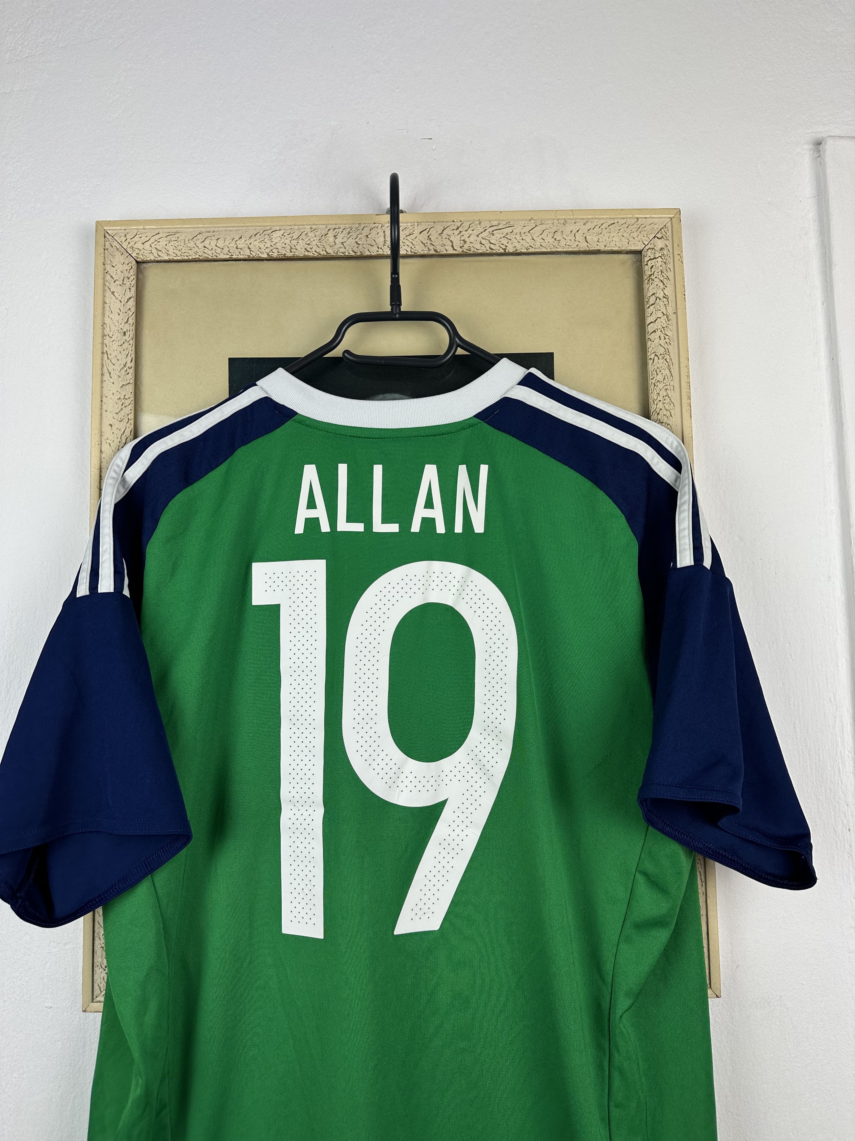 Adidas Northern Ireland football shirt 2015 #19 Allan Adidas Jersey Size US L / EU 52-54 / 3 - 2 Thumbnail