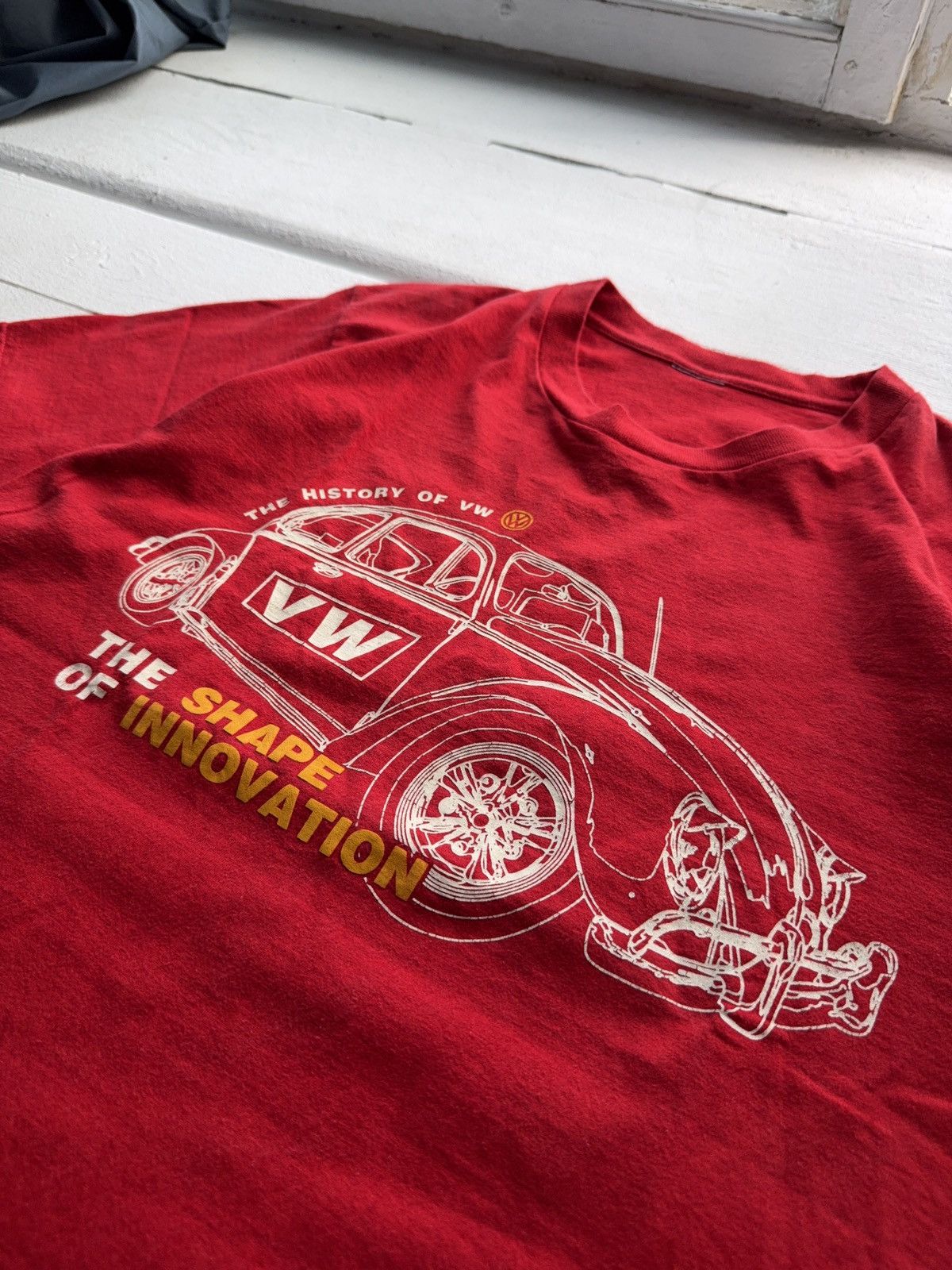 Vintage Vintage 90s Promo Logo Volkswagen Beetle Racing T shirt Size US L / EU 52-54 / 3 - 4 Thumbnail
