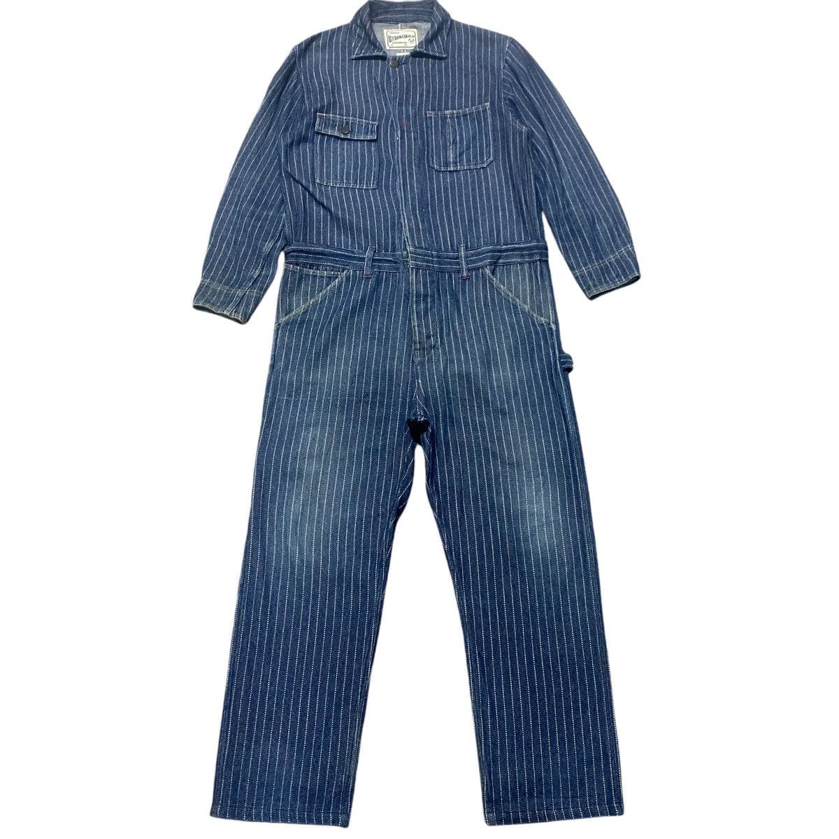The Stronghold Vintage The Stronghold Wabash Denim Coveralls indigo Size US 33 - 1 Thumbnail