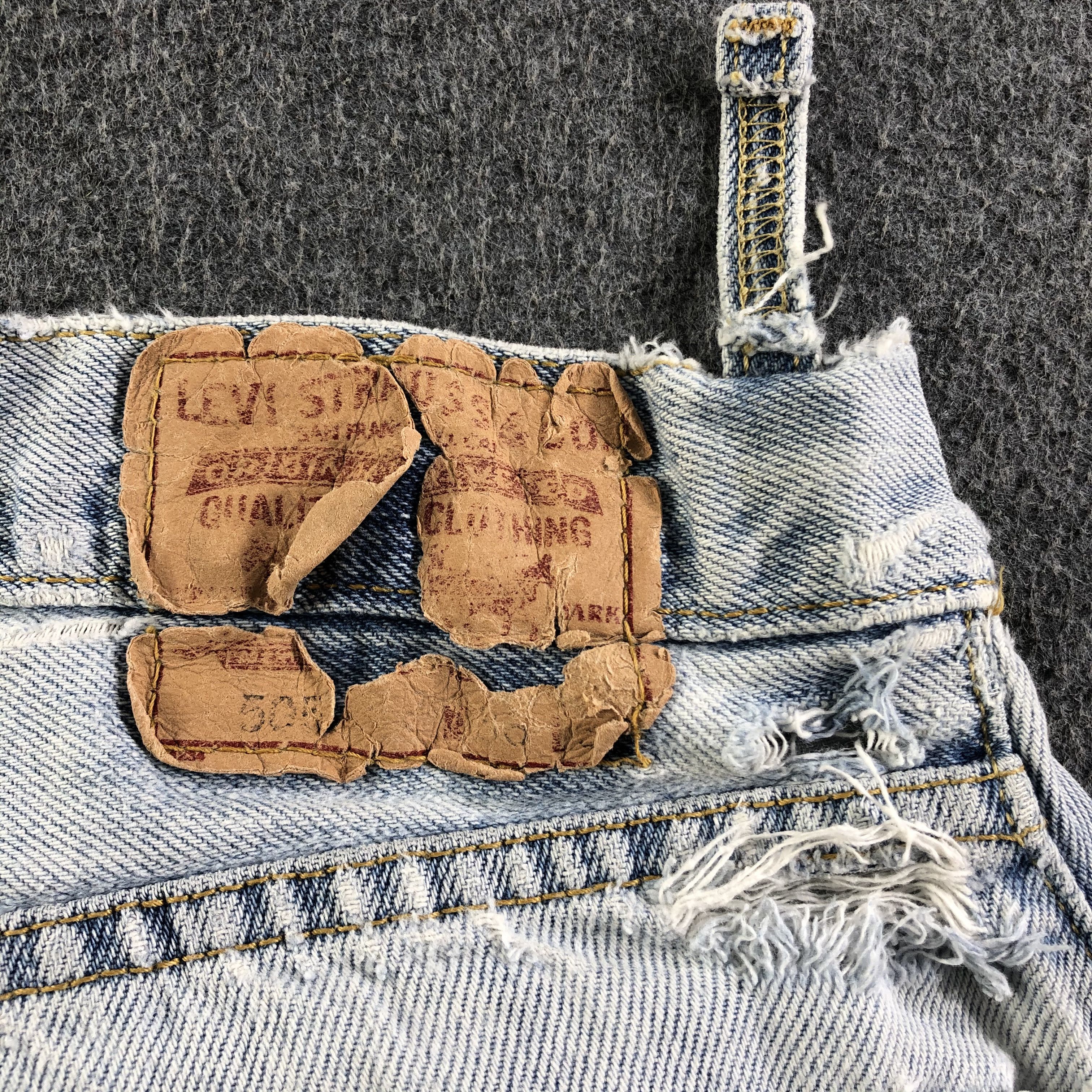 Levi's Vintage Light Wash Levis 505 Jeans-J3338 Size US 36 / EU 52 - 5 Thumbnail
