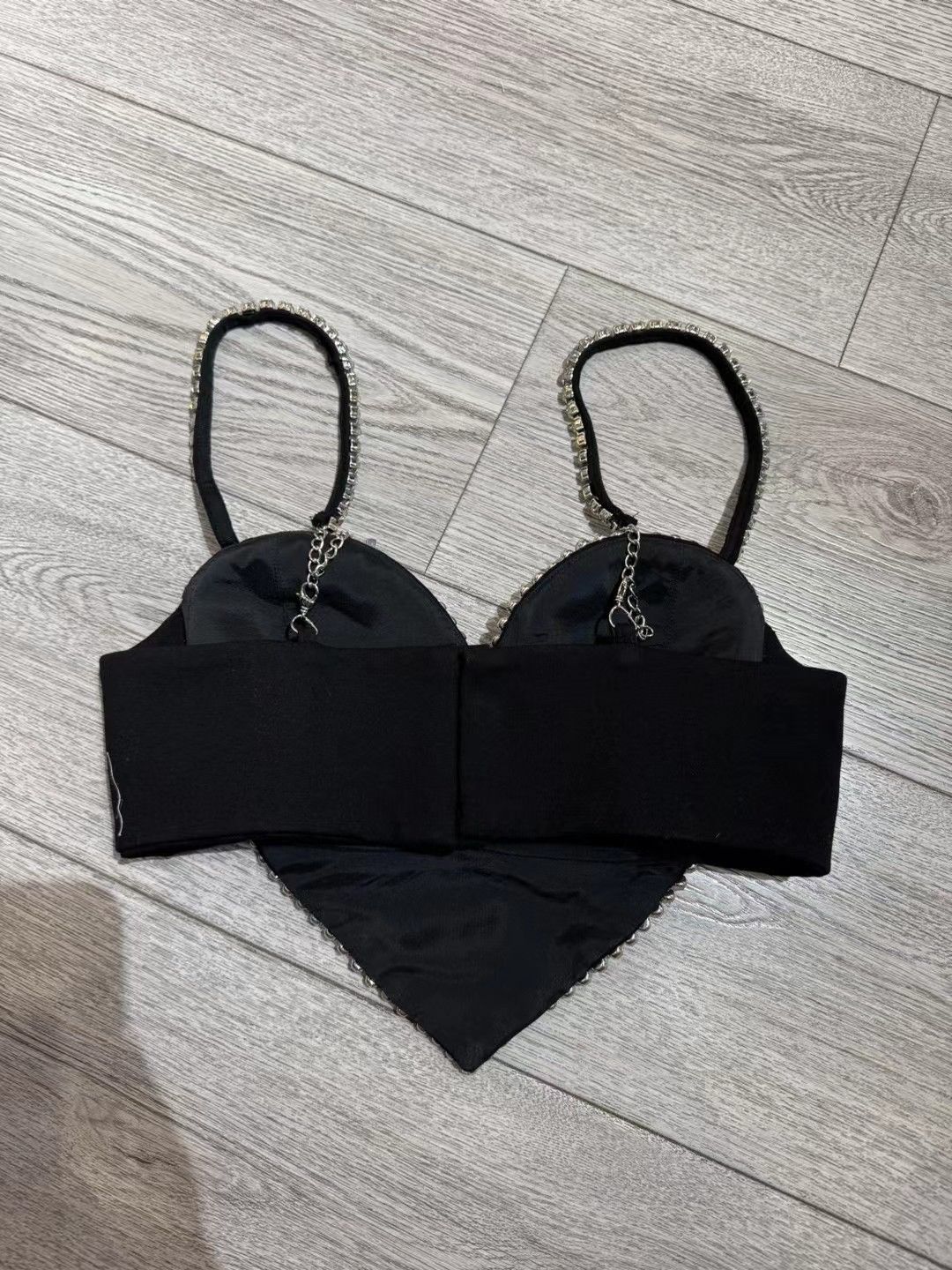 Area Embellished Heart Shaped Top Size S / US 4 / IT 40 - 6 Thumbnail