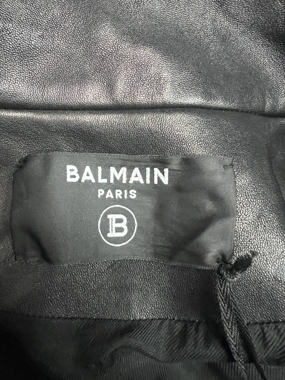 Balmain RRP 2875€ Balmain SS24 Iconic Leather Jacket in Black Size US L / EU 52-54 / 3 - 9 Thumbnail