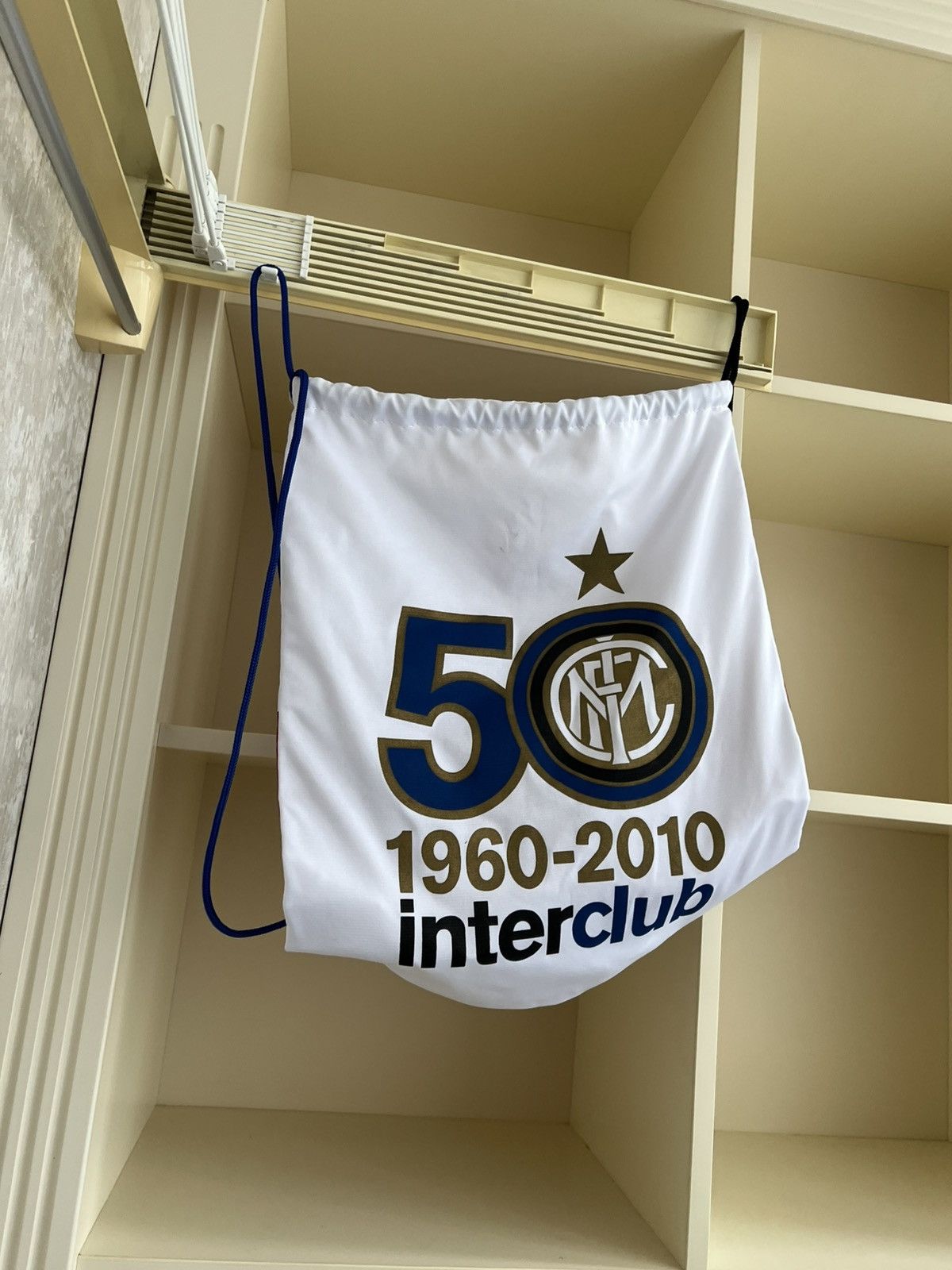 Vintage Football Pennant Bag Inter Milan Football Soccer Italy Size ONE SIZE - 9 Thumbnail