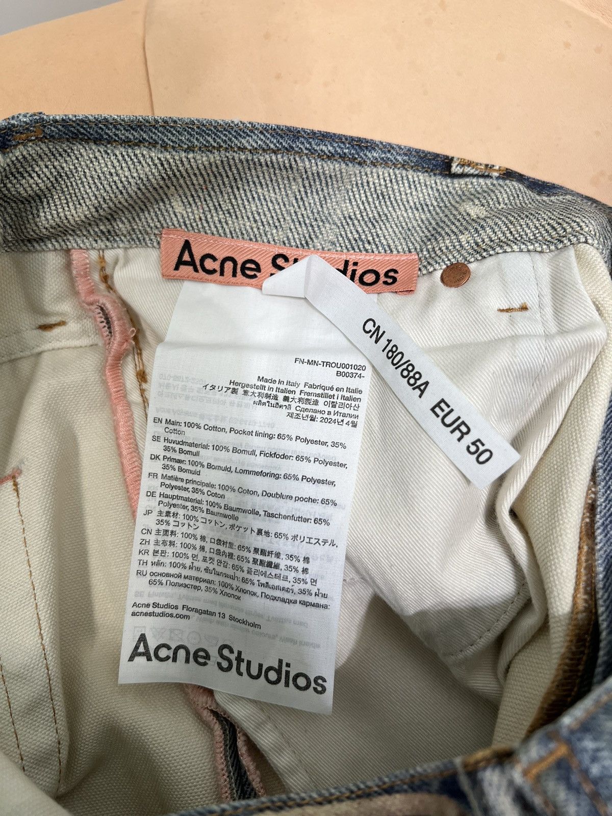 Acne Studios Acne studios trompe l’oeil pants trouser baggy Size US 33 - 3 Thumbnail