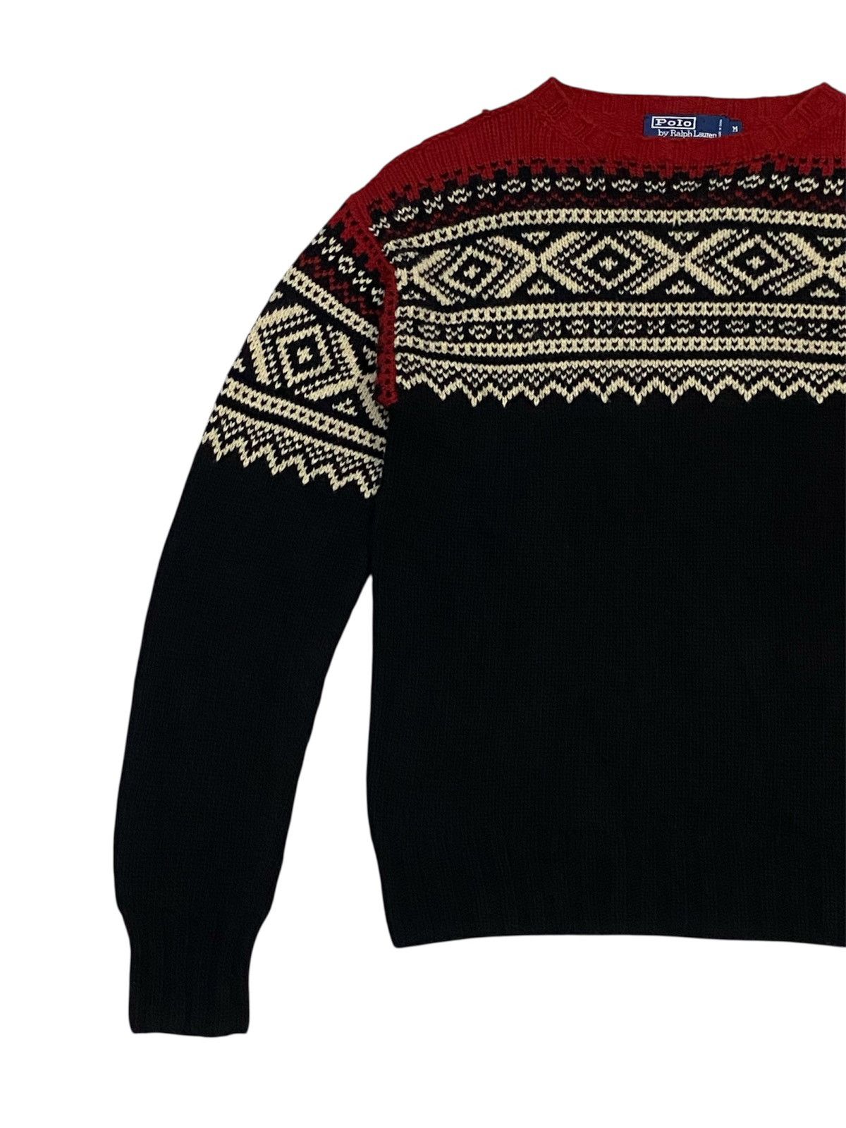 Polo Ralph Lauren Polo Ralph Lauren Classic Hand Knit Wool Sweater Size US M / EU 48-50 / 2 - 6 Thumbnail