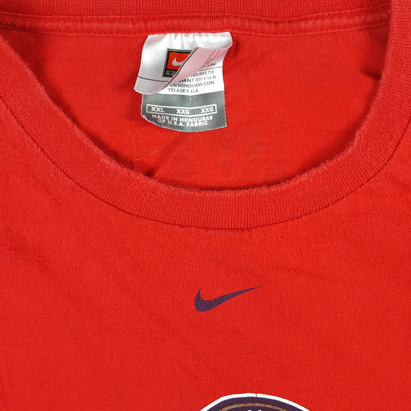 Nike VINTAGE Nike Washington DC Nationals Baseball T-Shirt Men 2XL Red Y2K 90s Retro NCAA Size US XXL / EU 58 / 5 - 3 Thumbnail